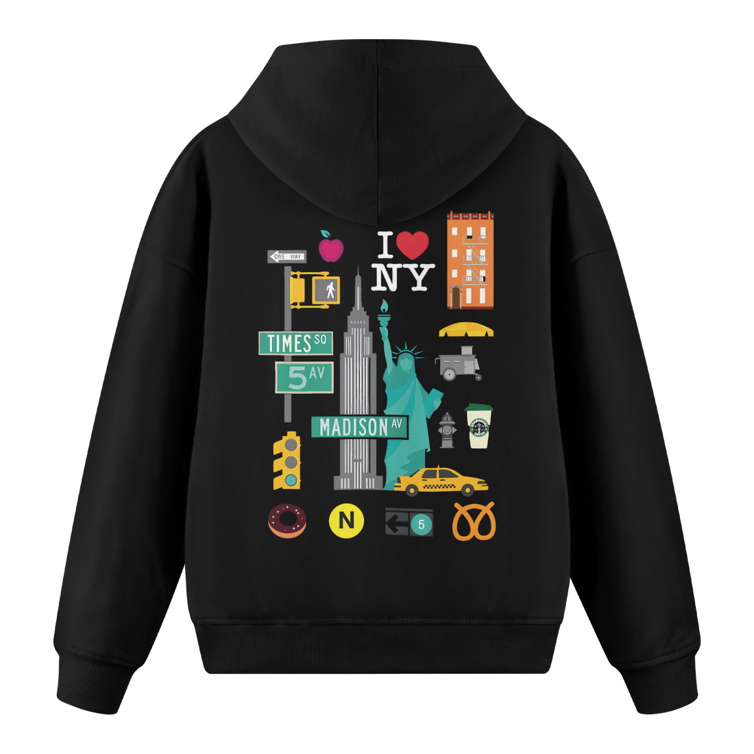 New York III - Regular Fit Hoodie