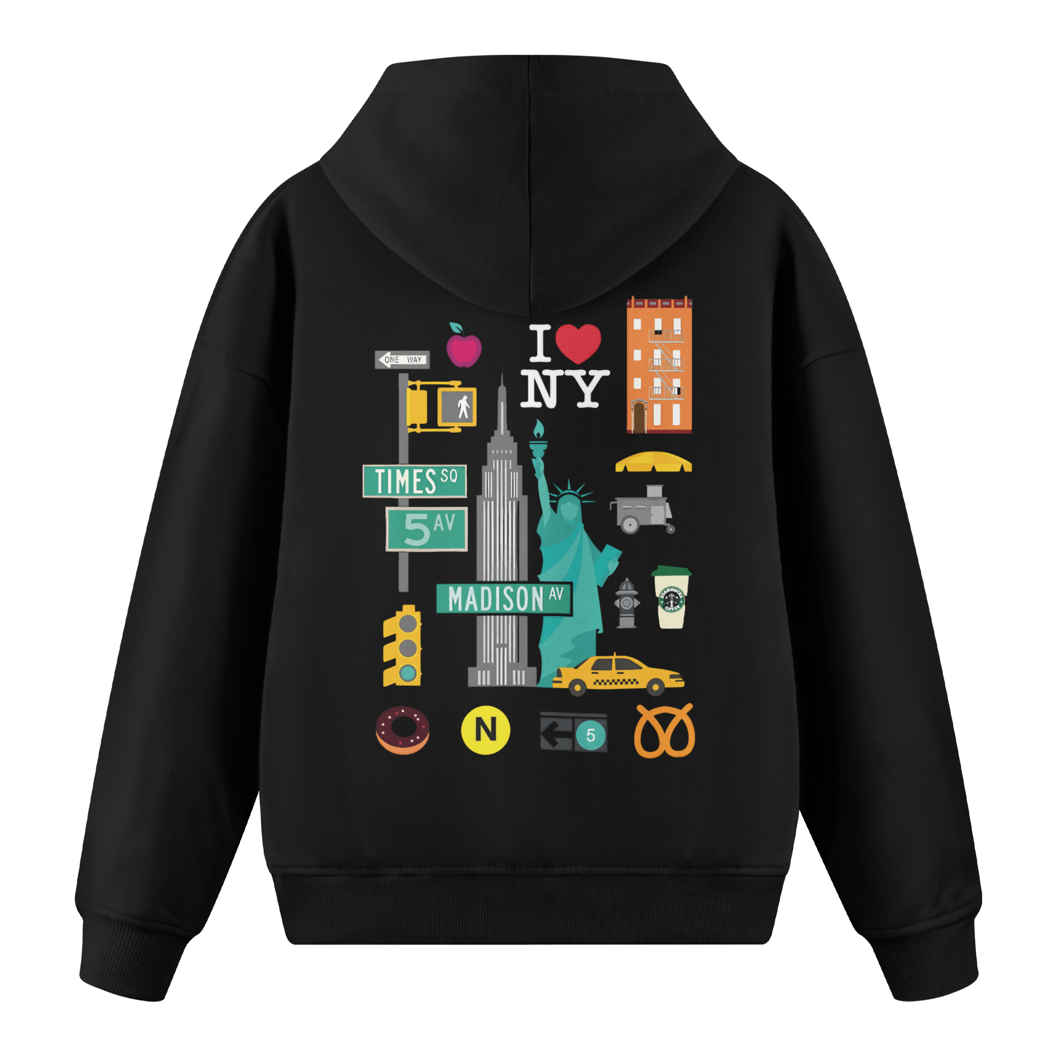 New York III - Regular Fit Hoodie