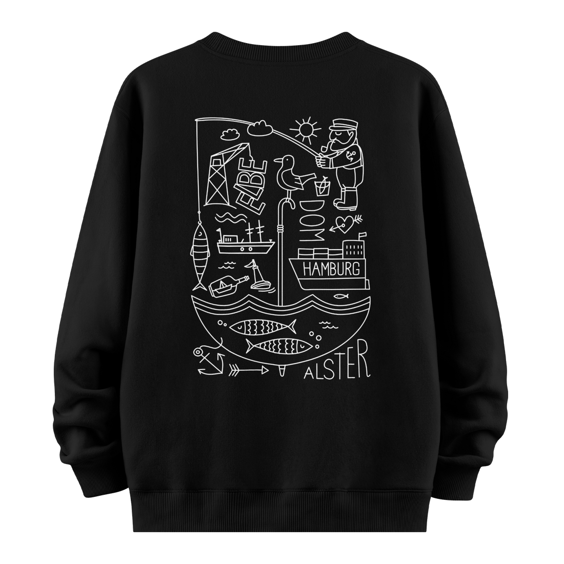 Hamburg II - Oversize Sweatshirt