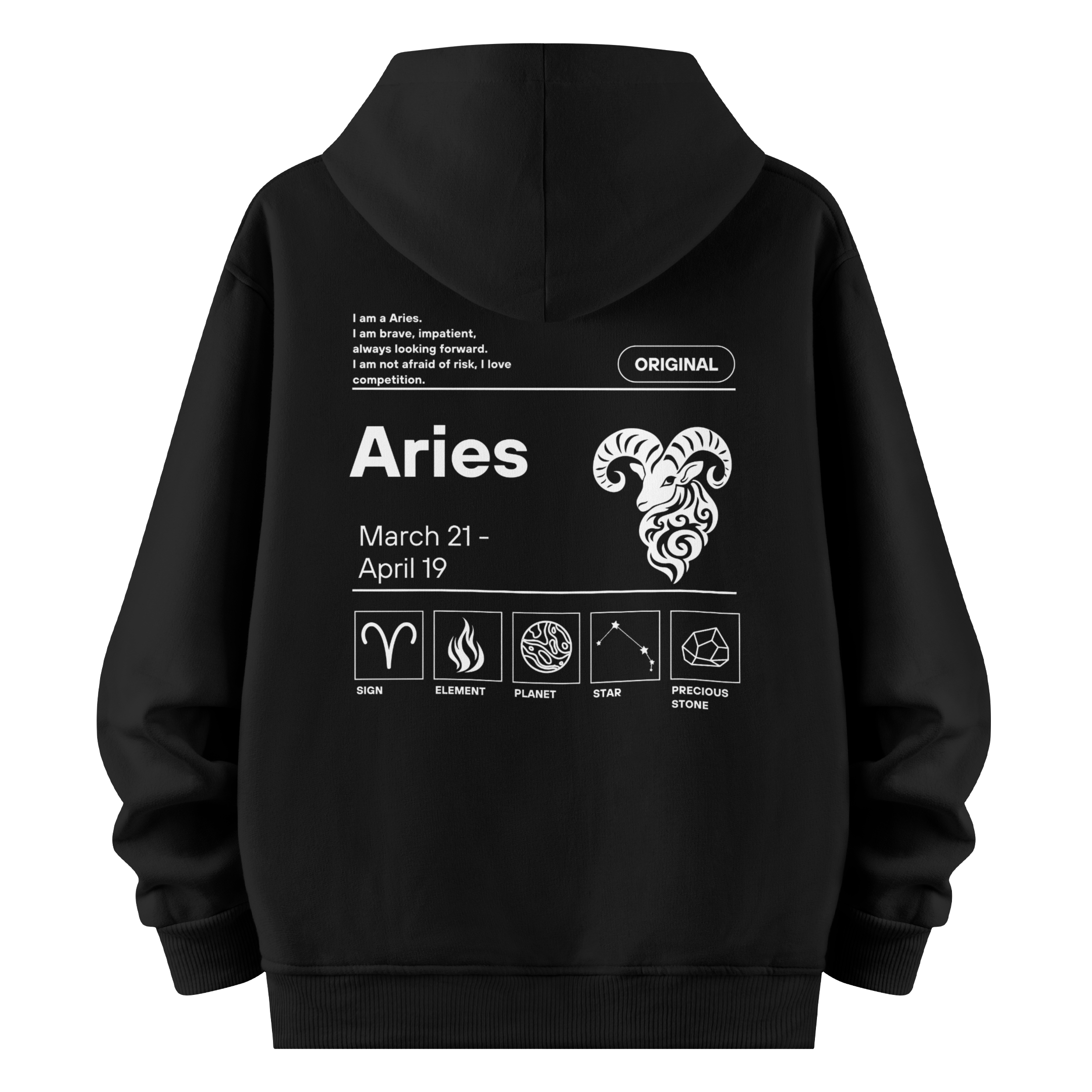 Aries - Oversize Hoodie