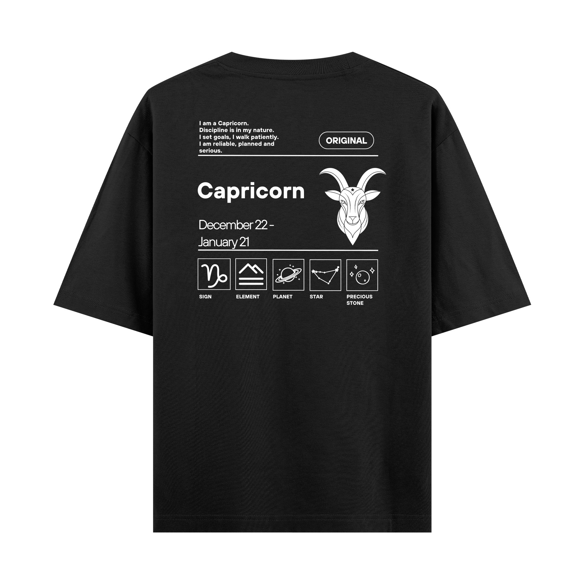 Capricorn - Oversize T-shirt