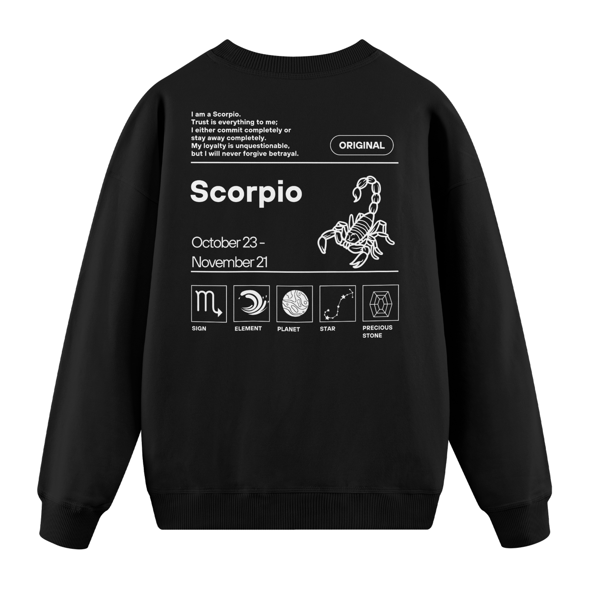 Scorpio - Regular Fit Sweatshirt