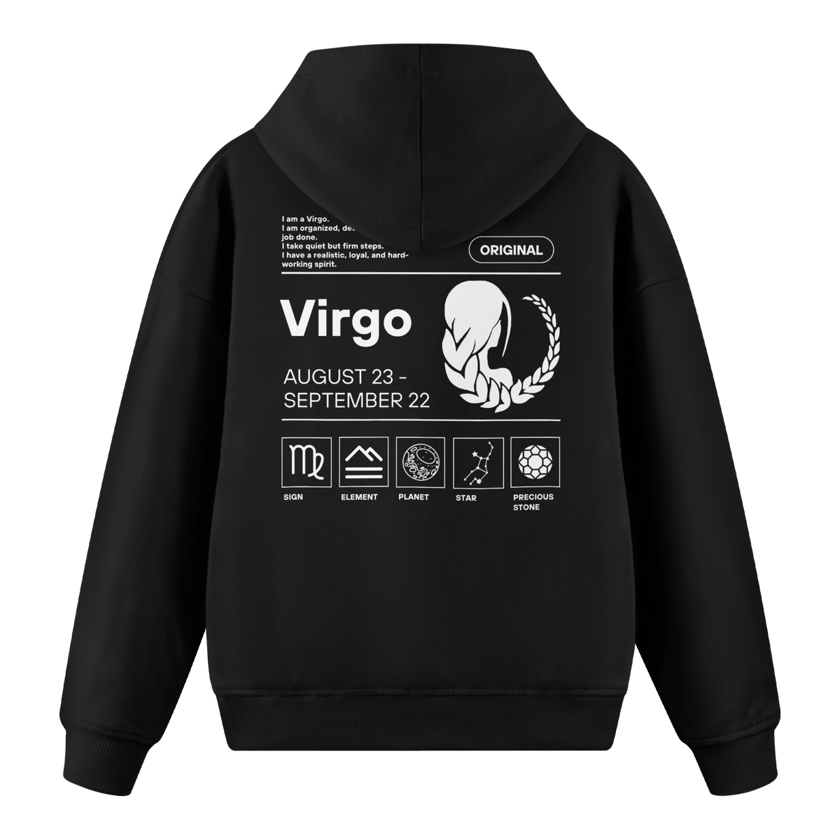 Virgo - Regular Fit Hoodie