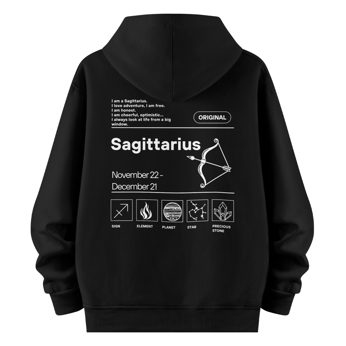 Sagittarius - Oversize Hoodie