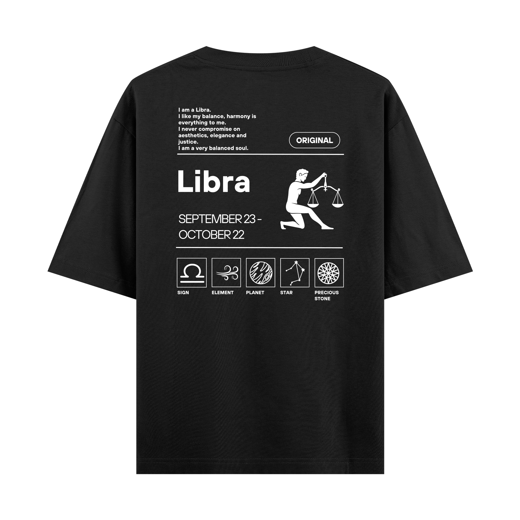 Libra - Oversize T-shirt