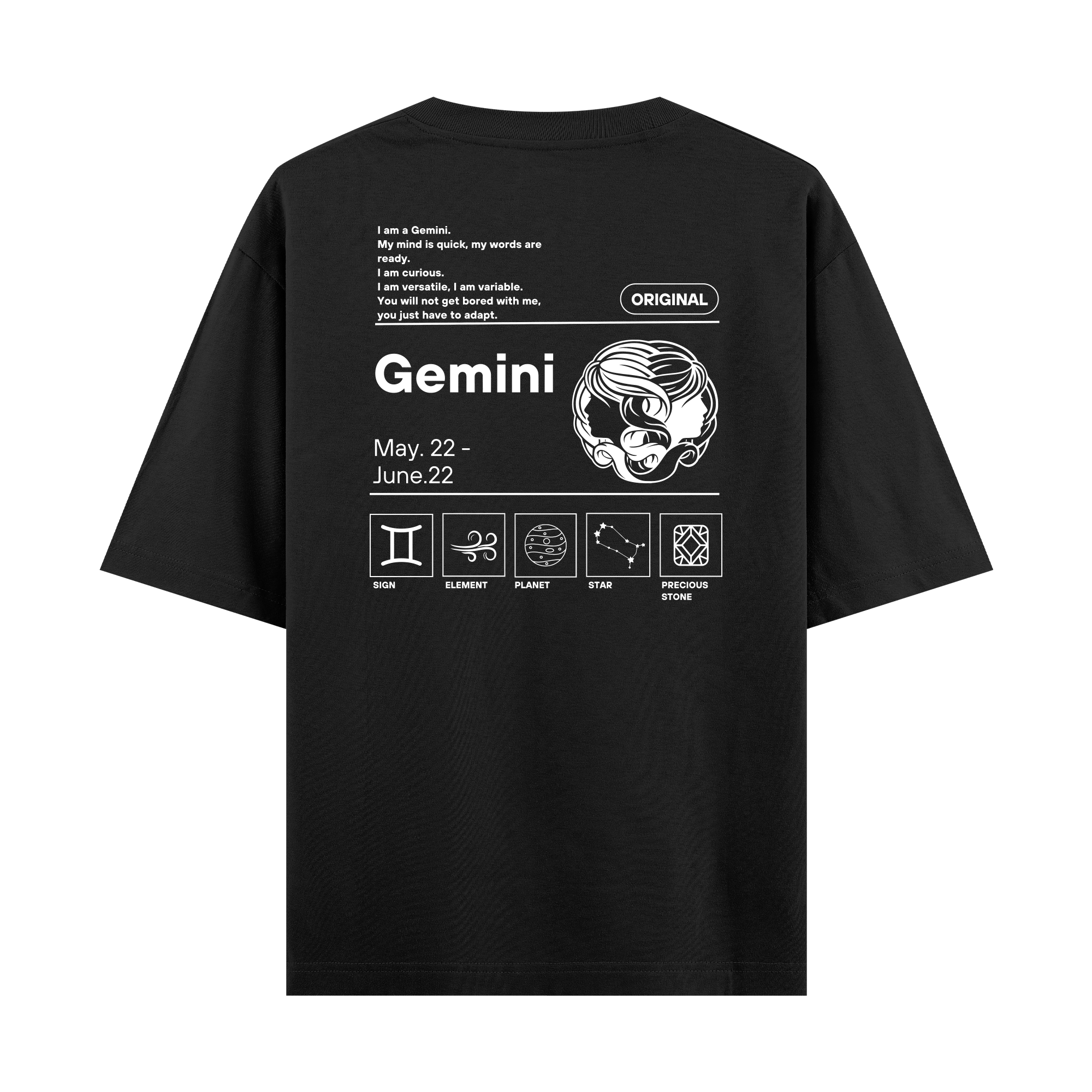 Gemini - Oversize T-shirt