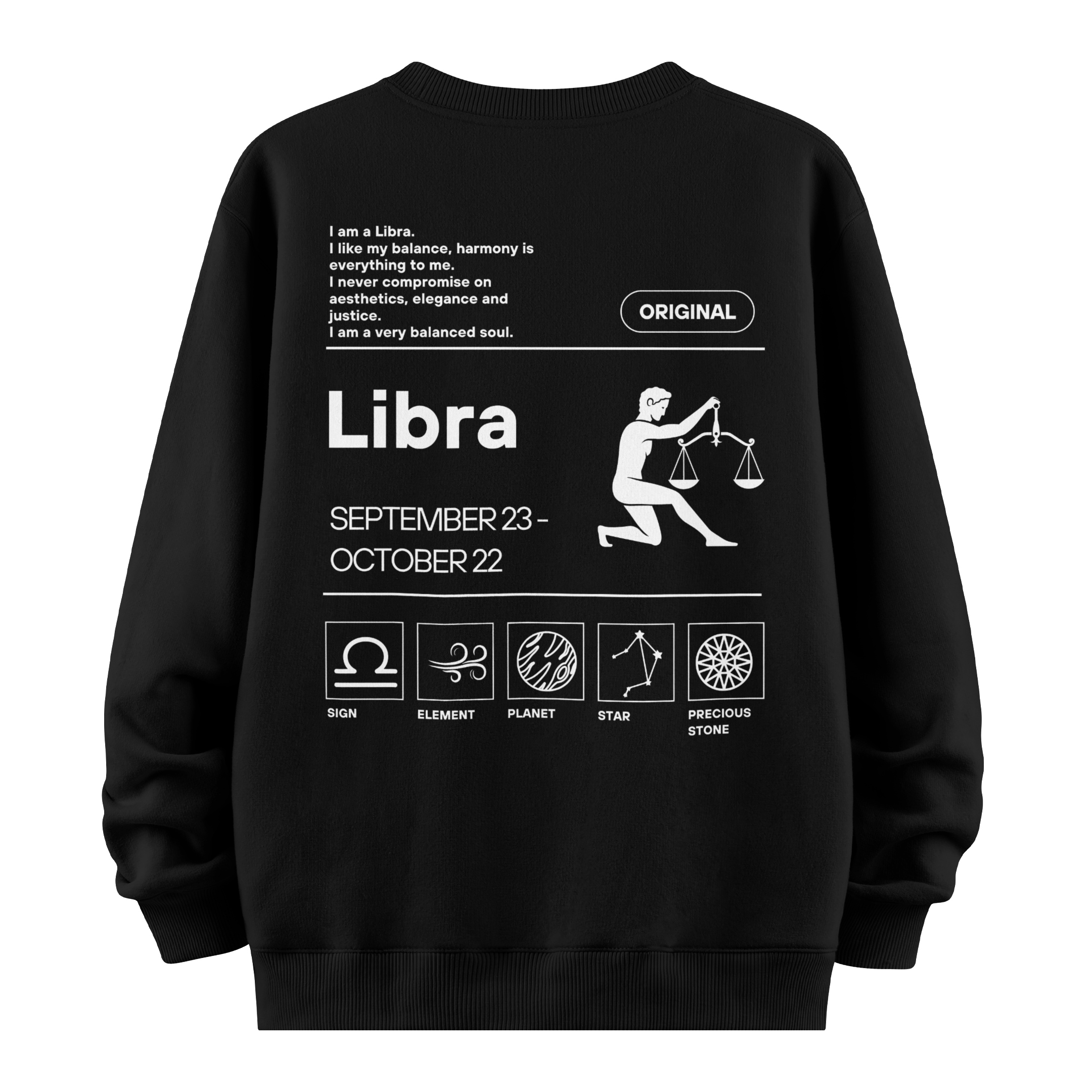 Libra - Oversize Sweatshirt