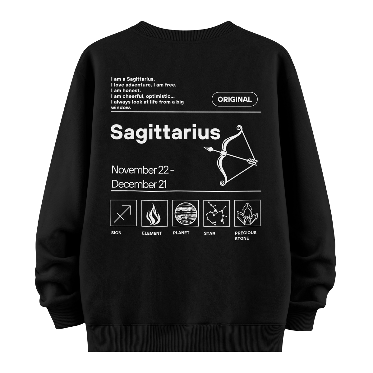 Sagittarius - Oversize Sweatshirt