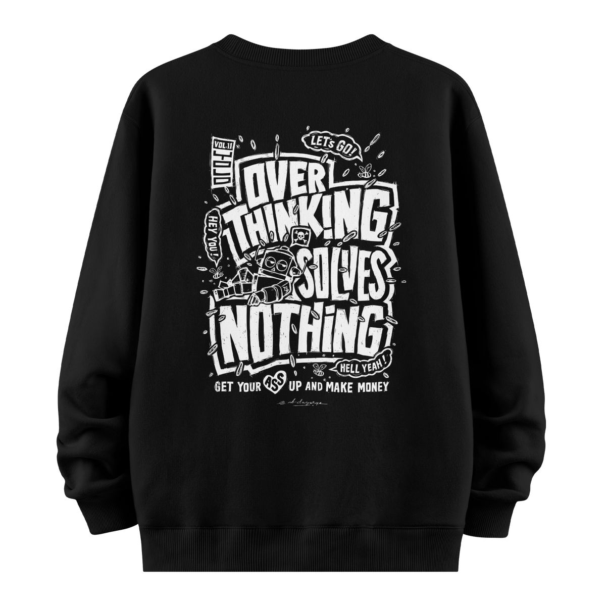 Overthinking II - Oversize Sweatshirt