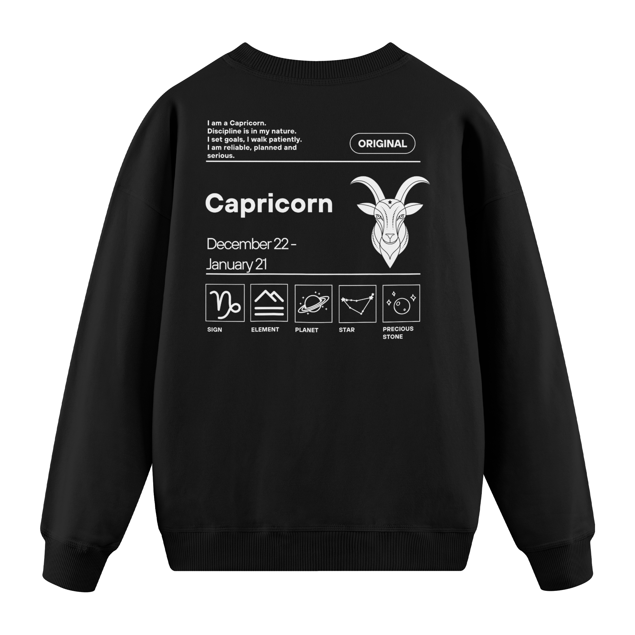 Capricorn - Regular Fit Sweatshirt