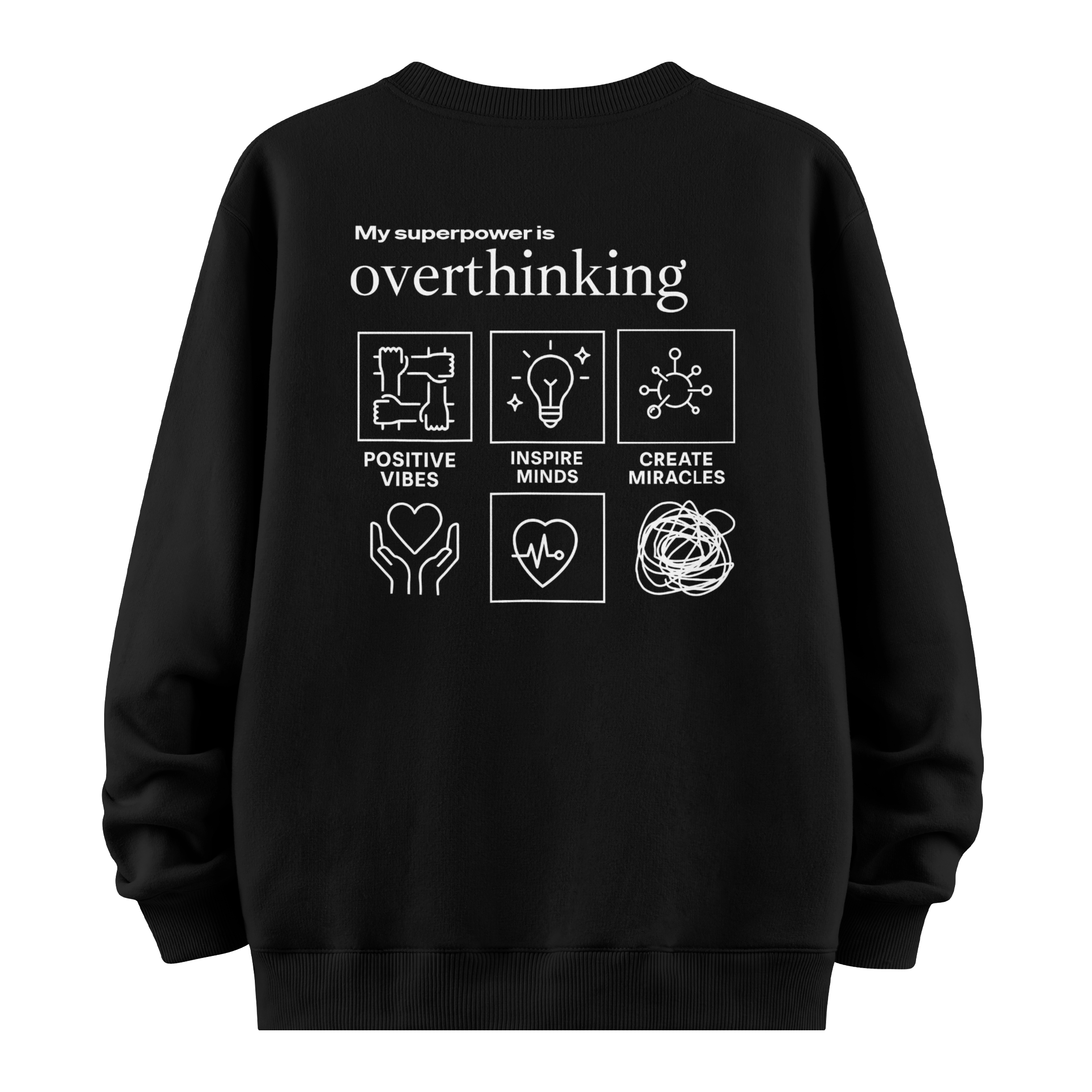 Overthinking - Oversize Sweatshirt