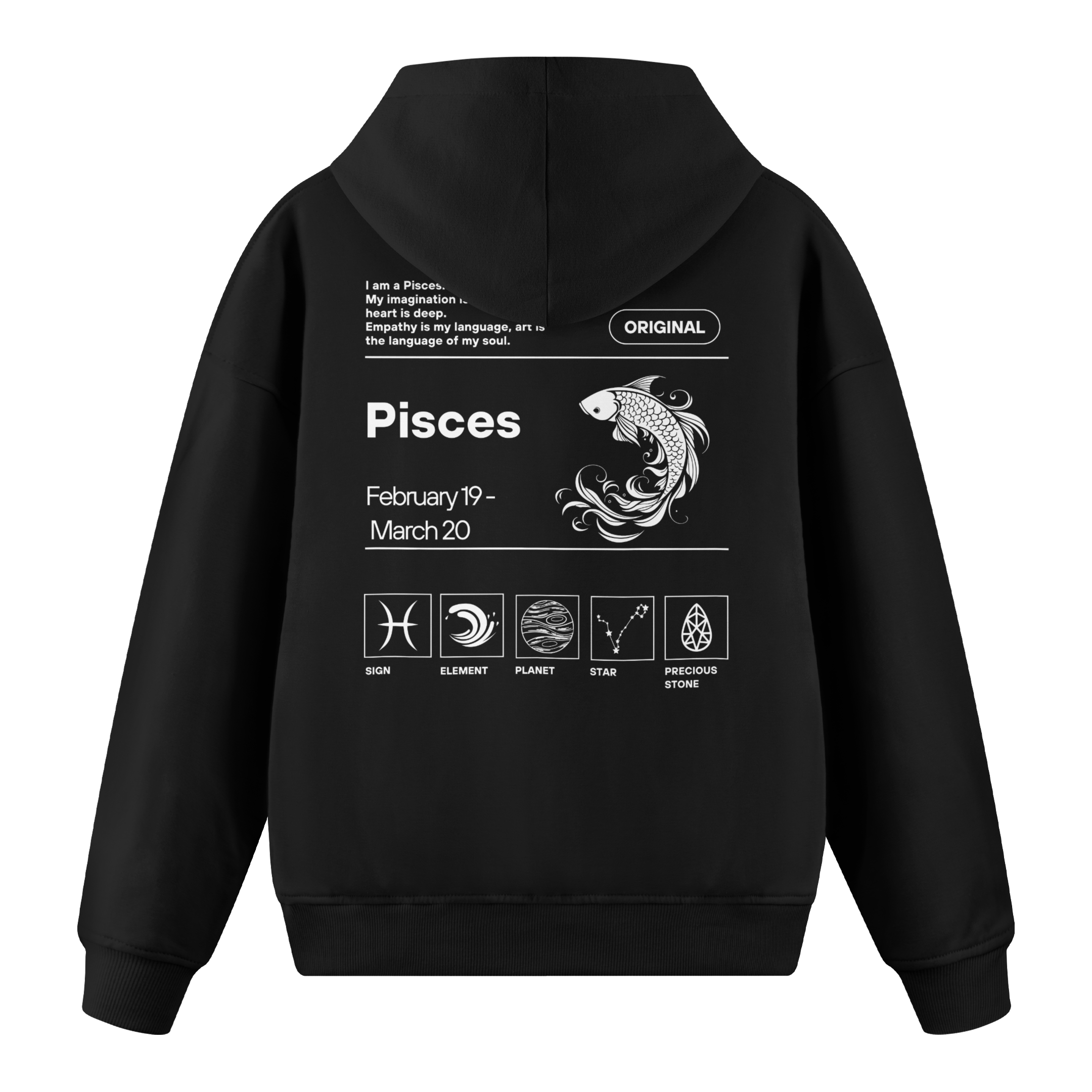 Pisces - Regular Fit Hoodie