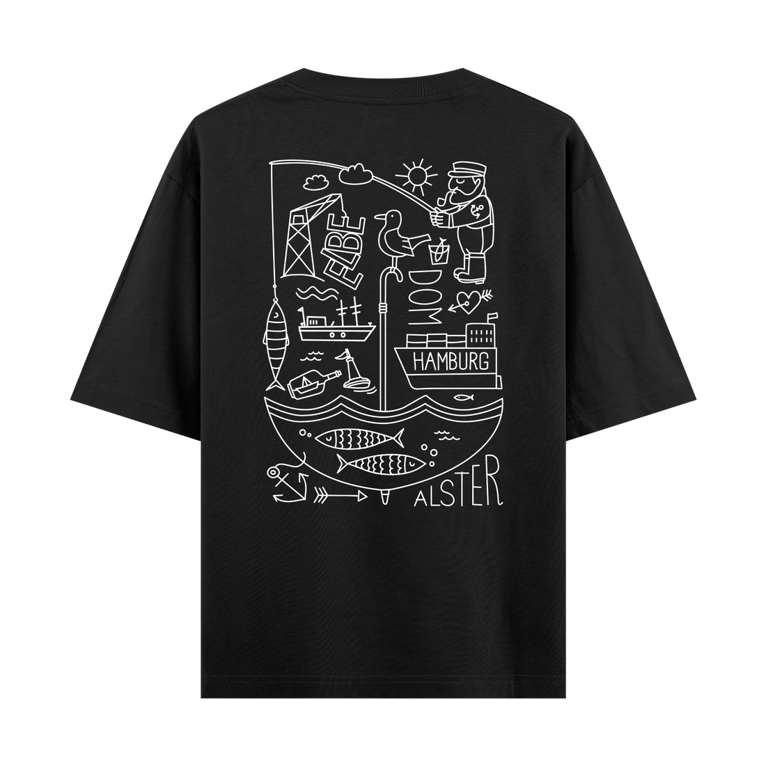 Hamburg II - Oversize T-shirt