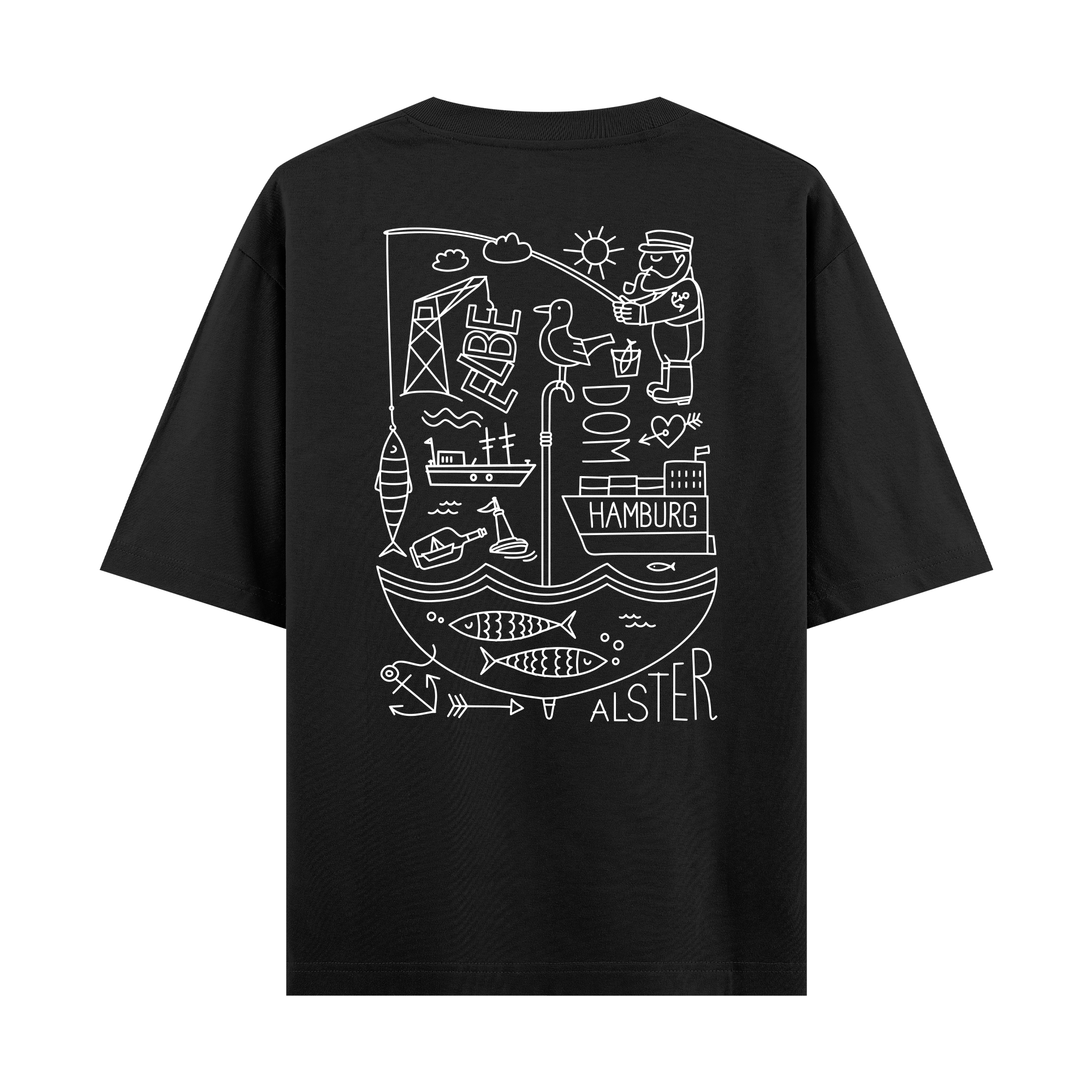 Hamburg II - Oversize T-shirt