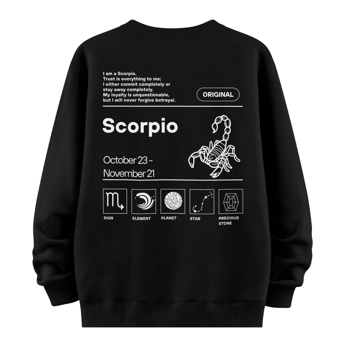 Scorpio - Oversize Sweatshirt