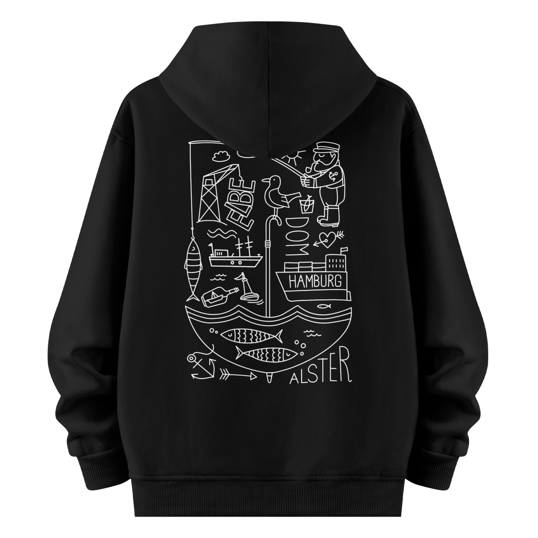 Hamburg II - Oversize Hoodie