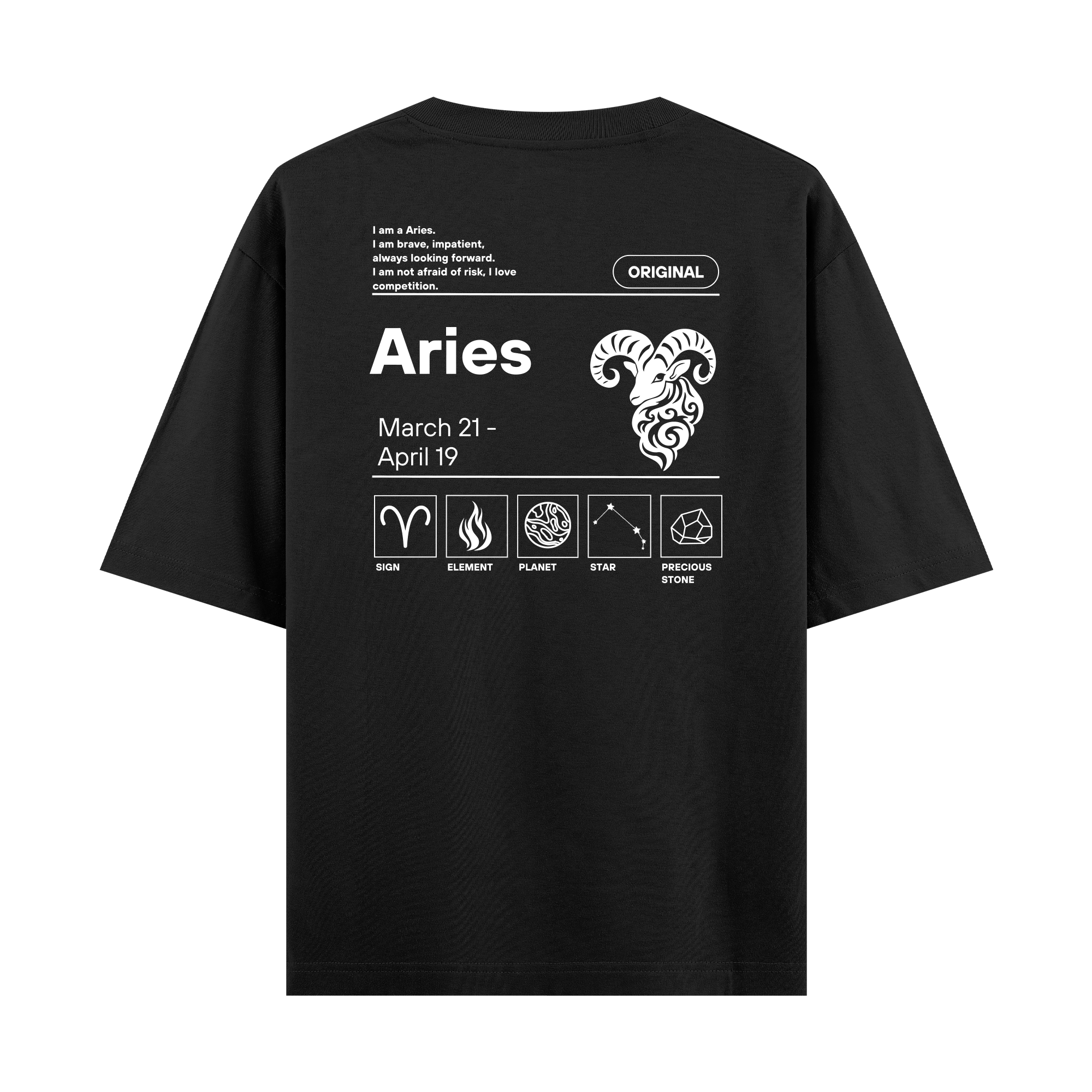 Aries - Oversize T-shirt
