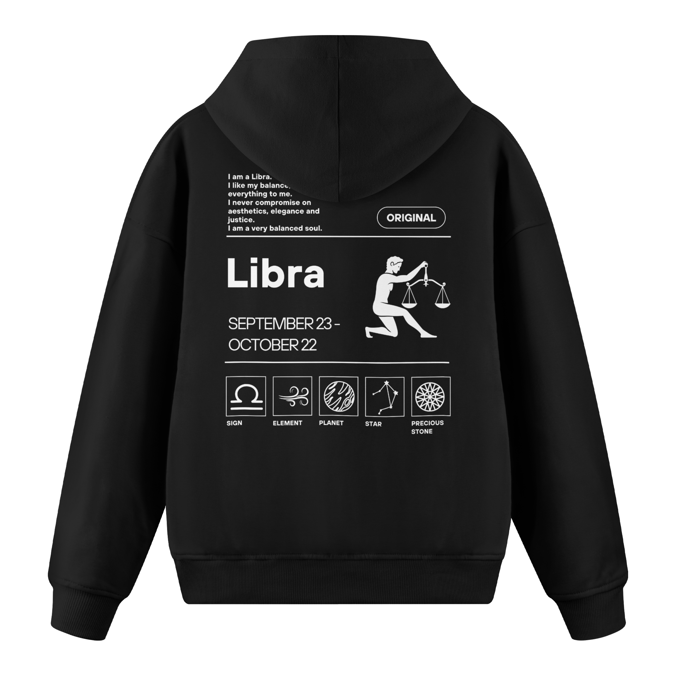 Libra - Regular Fit Hoodie