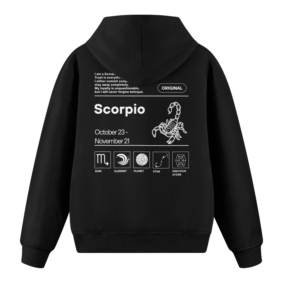 Scorpio - Regular Fit Hoodie