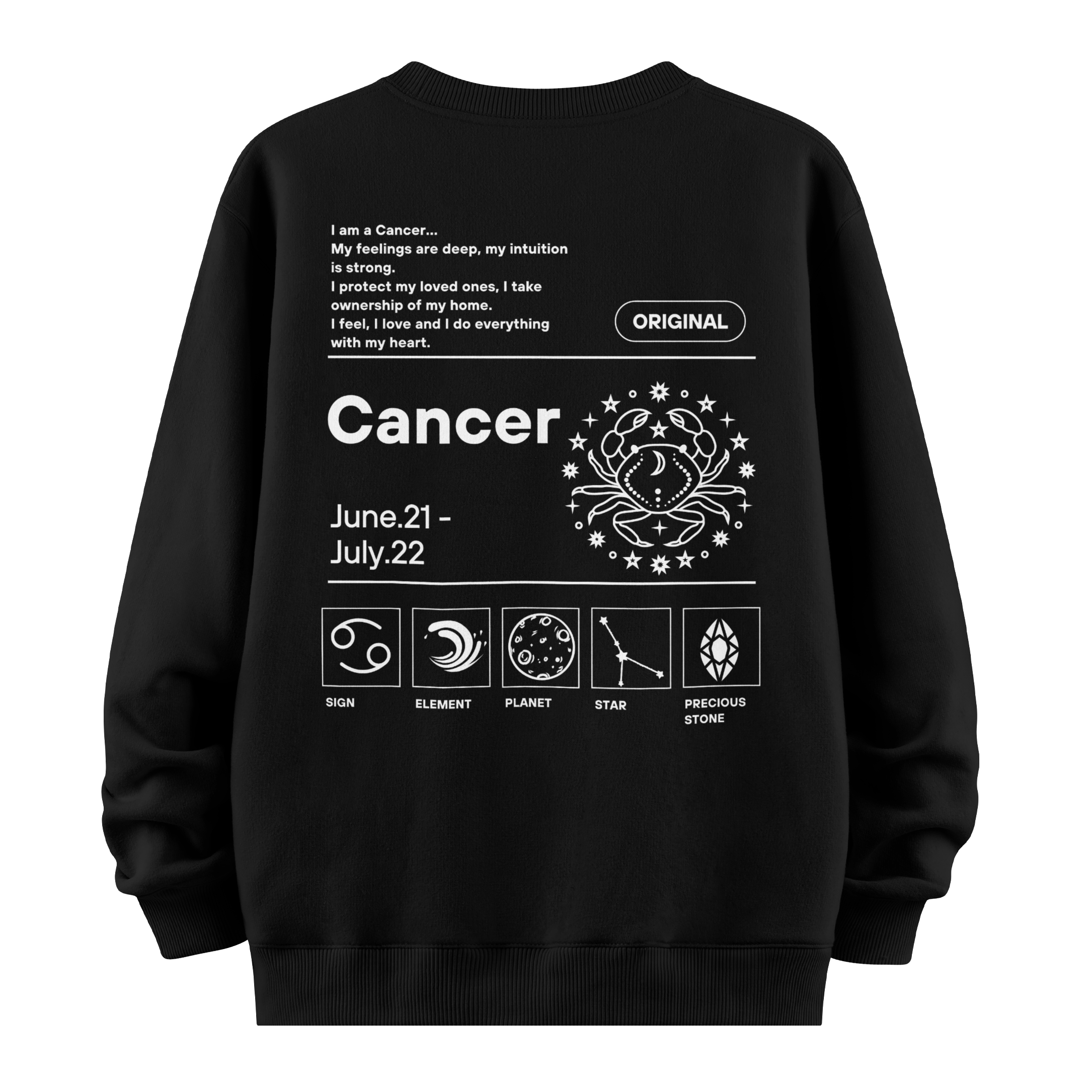 Cancer - Oversize Sweatshirt