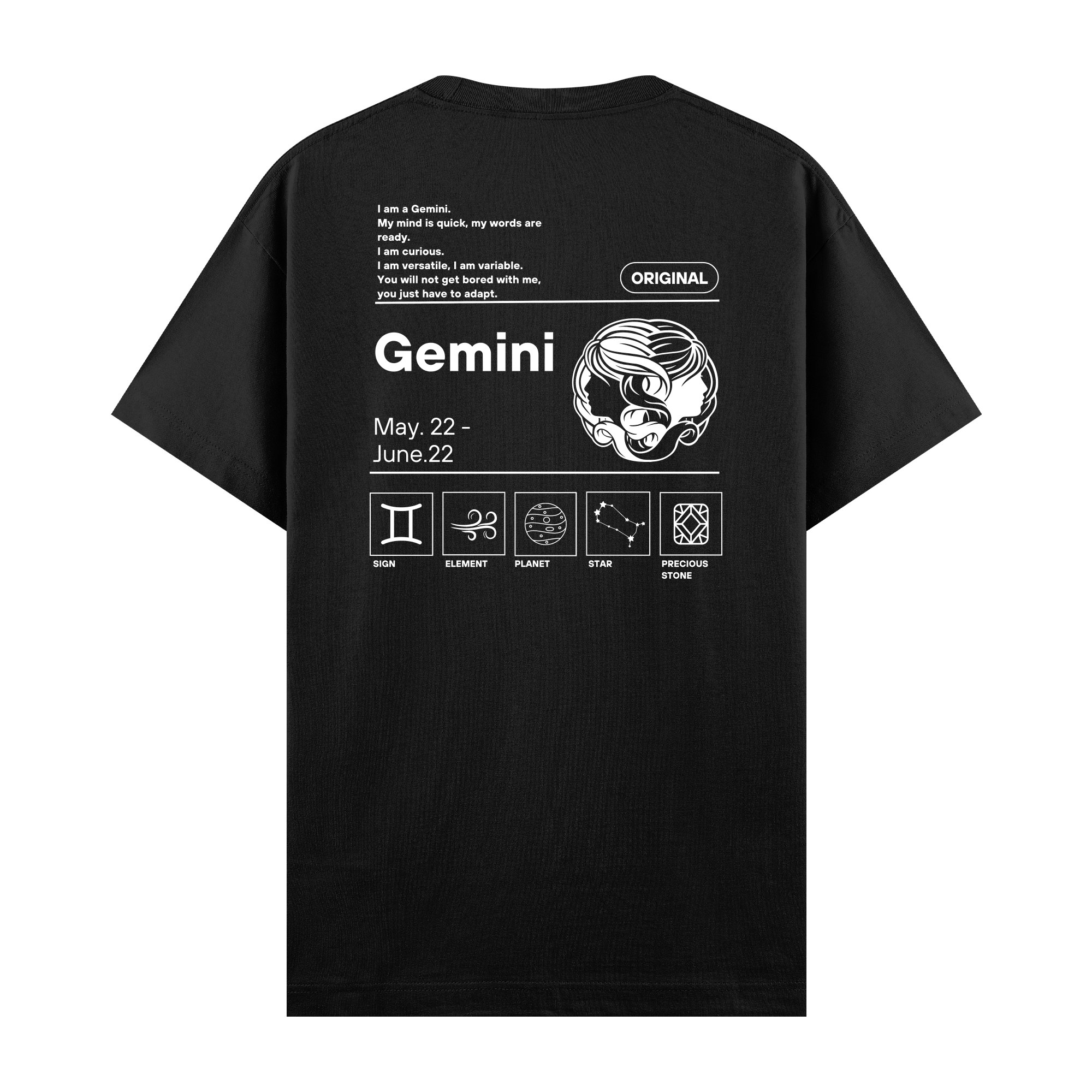 Gemini - Regular Fit T-shirt