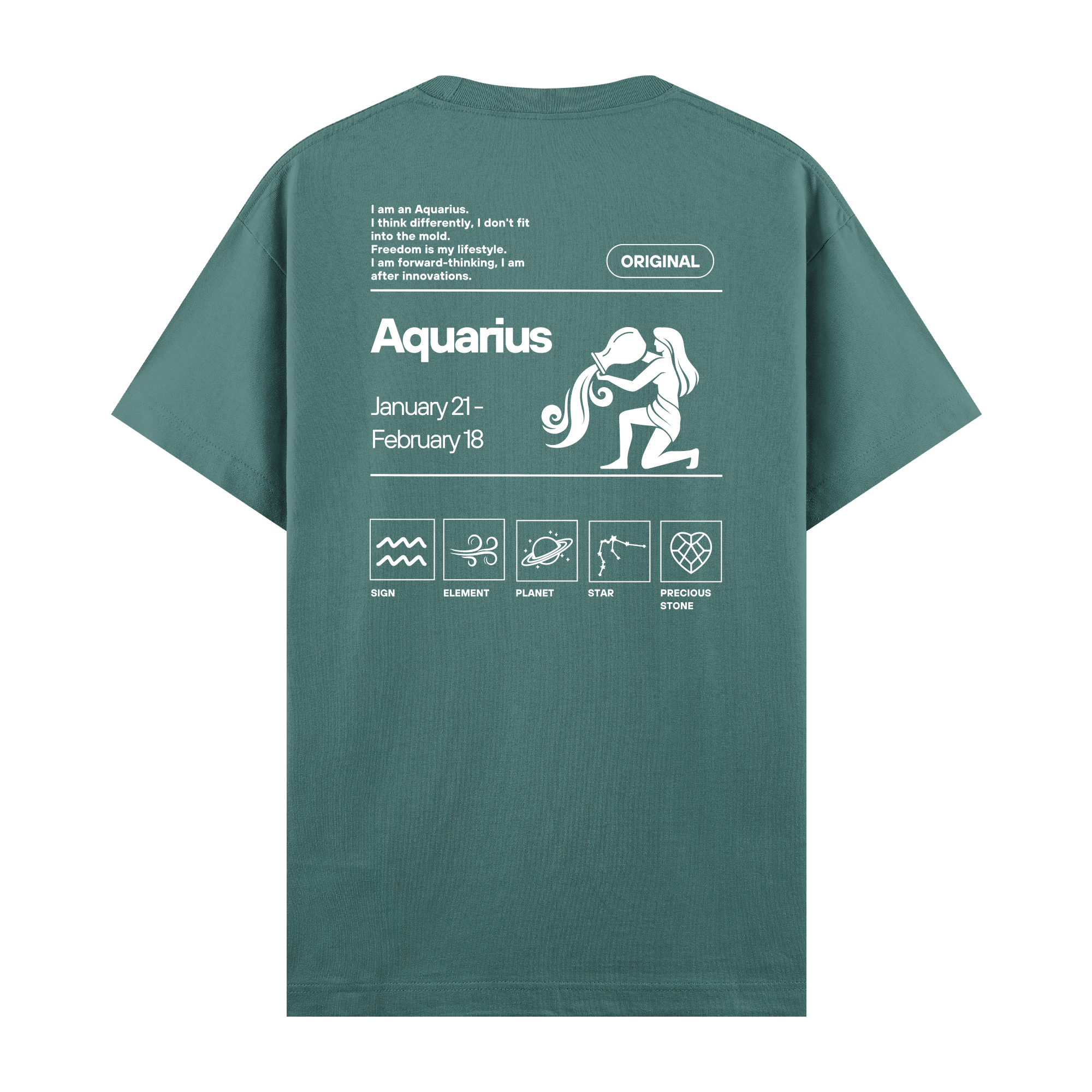 Aquarius - Regular Fit T-shirt