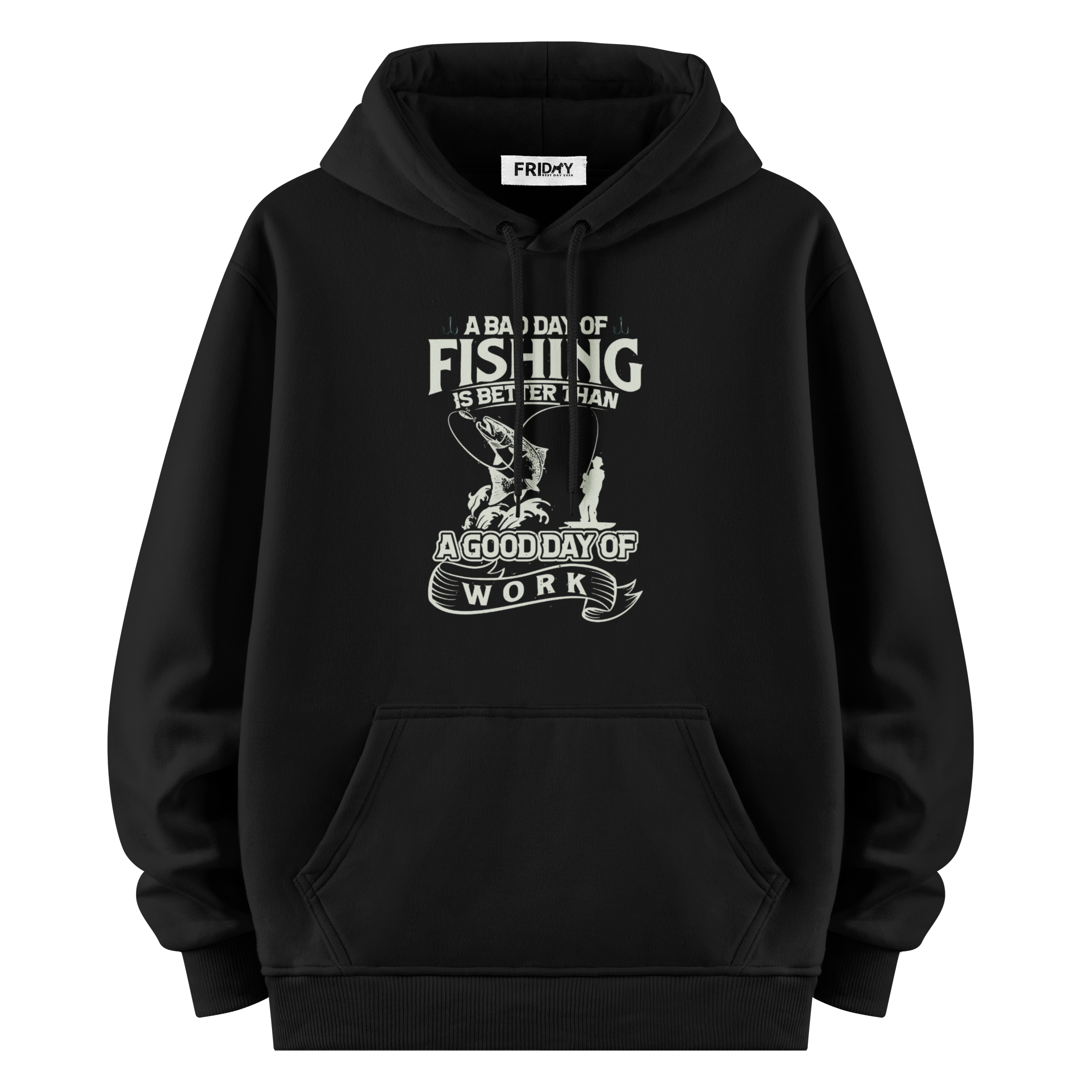 Fishing Bad Day - Oversize Hoodie