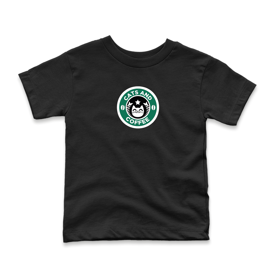 Cat's And Coffee - Çocuk T-shirt