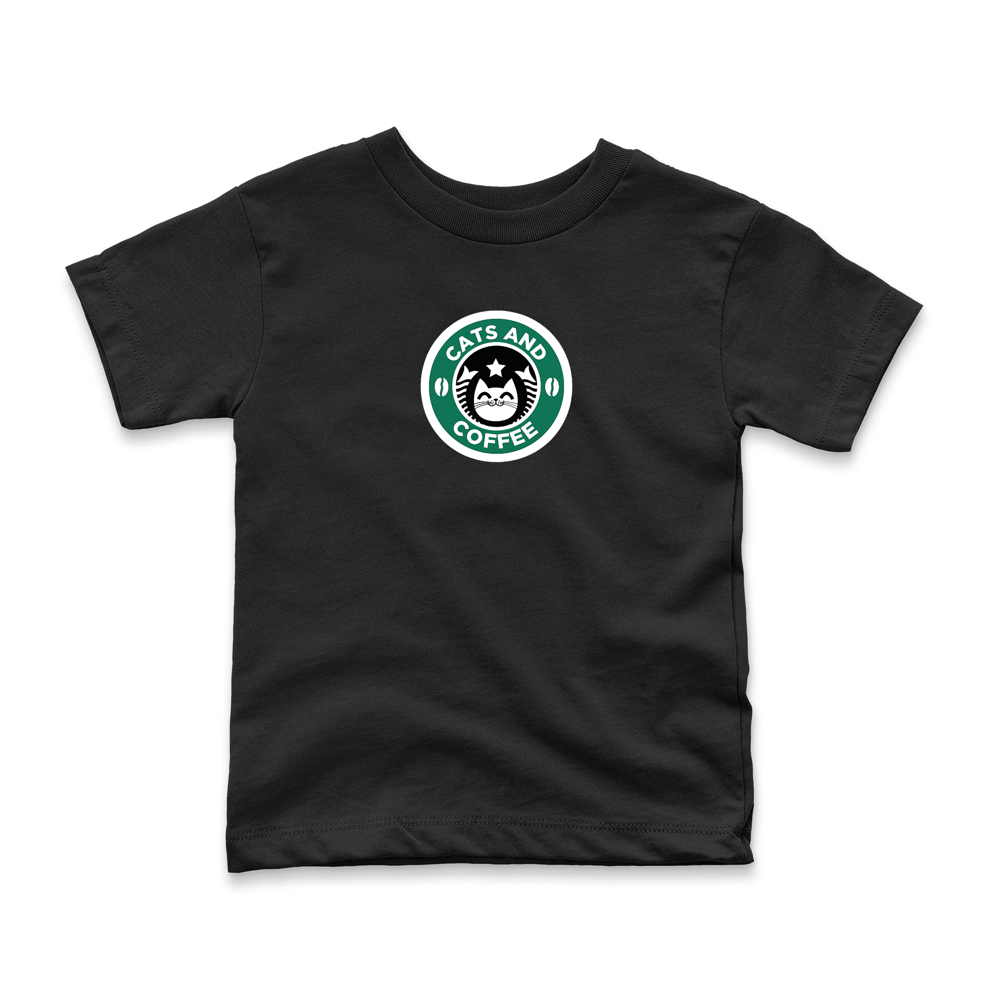 Cat's And Coffee - Çocuk T-shirt
