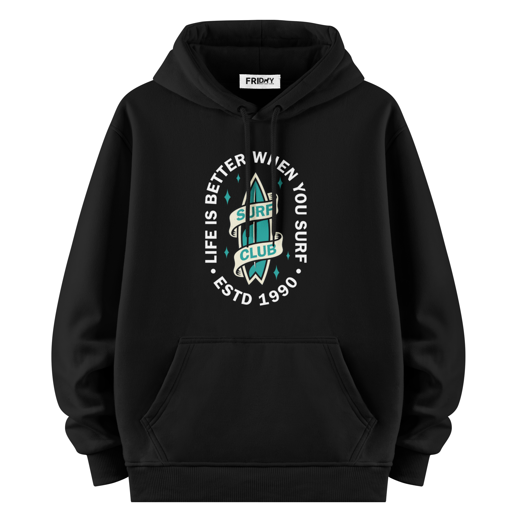 Surf Club - Oversize Hoodie