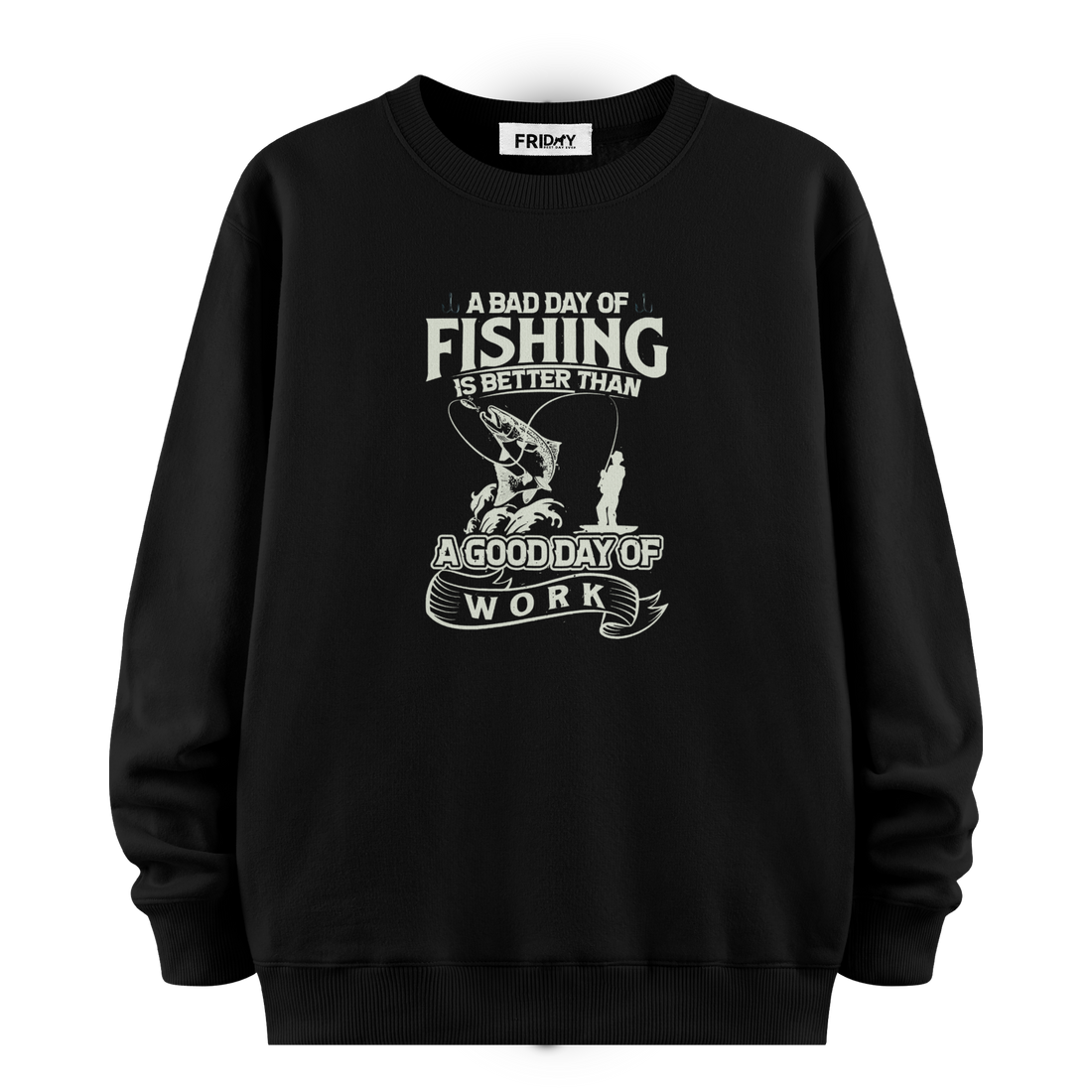 Fishing Bad Day - Oversize Sweatshirt
