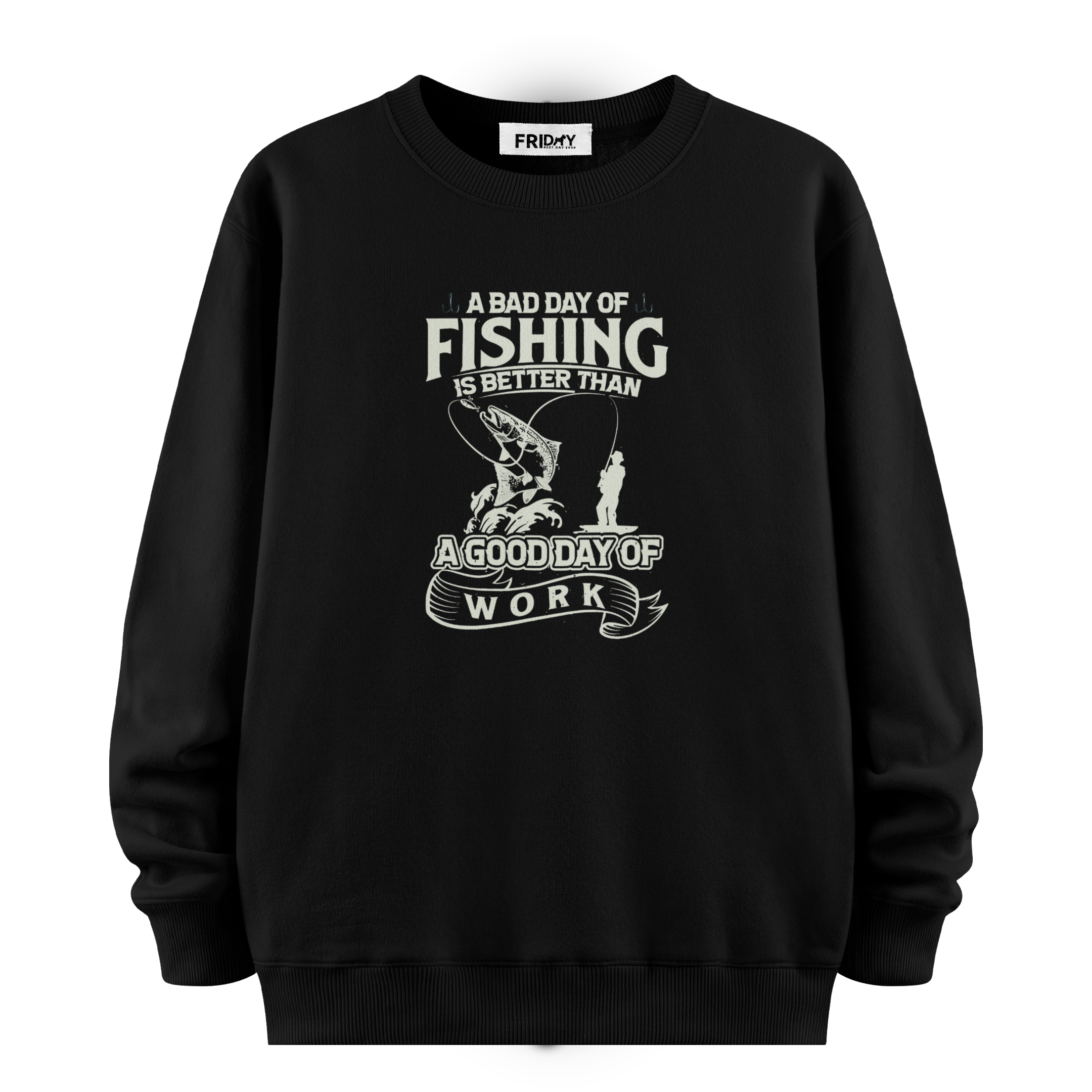 Fishing Bad Day - Oversize Sweatshirt