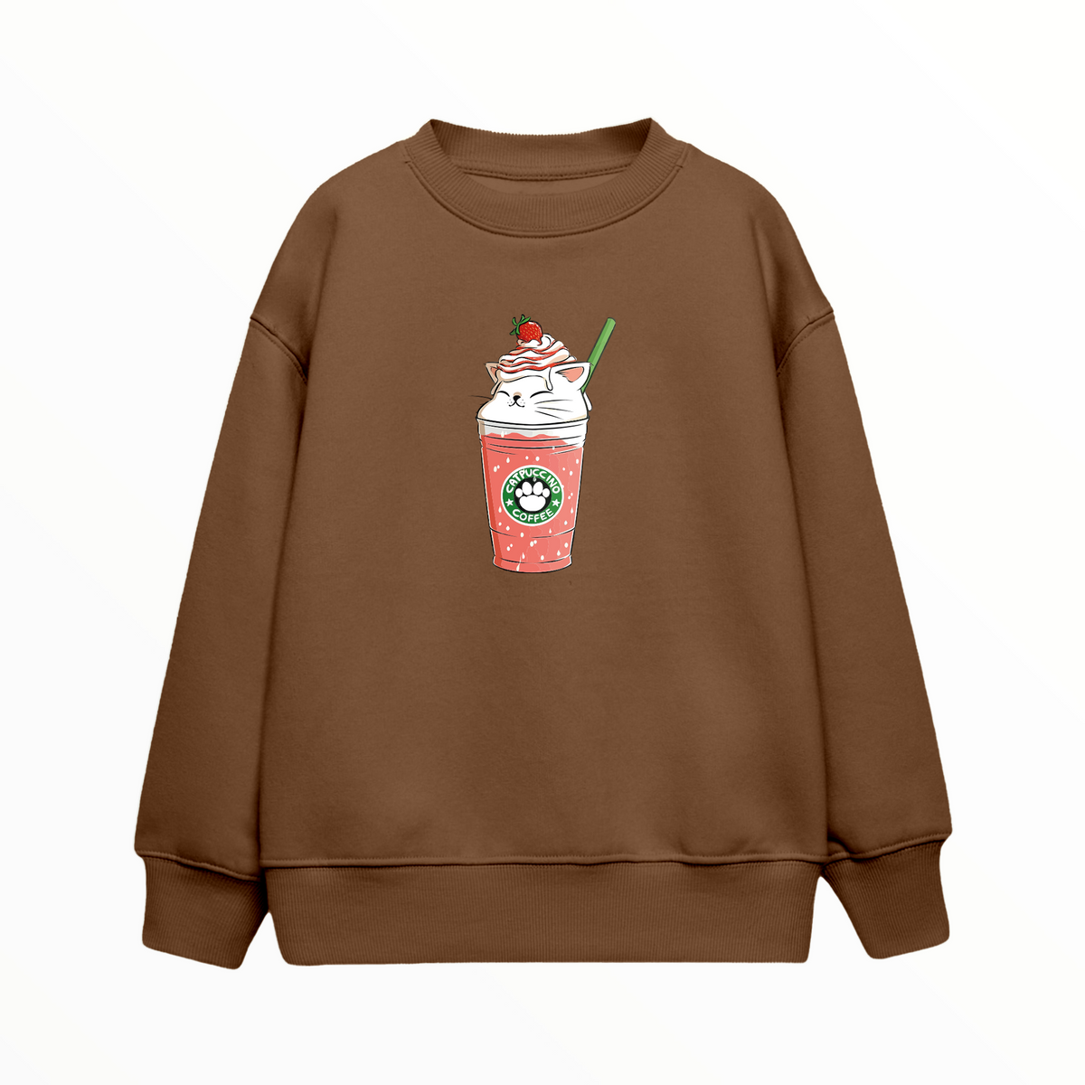 Catpuccino - Çocuk Sweatshirt