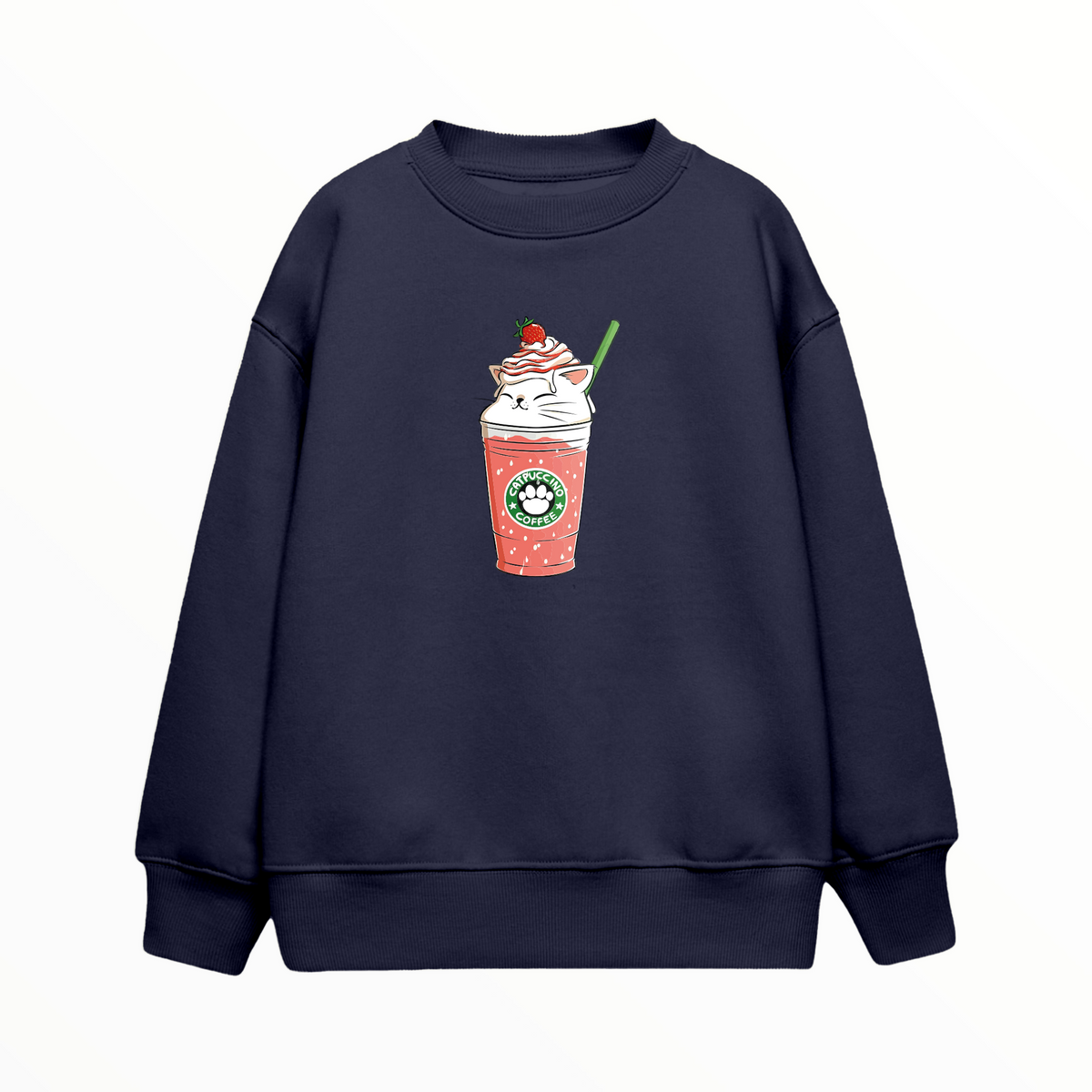 Catpuccino - Çocuk Sweatshirt