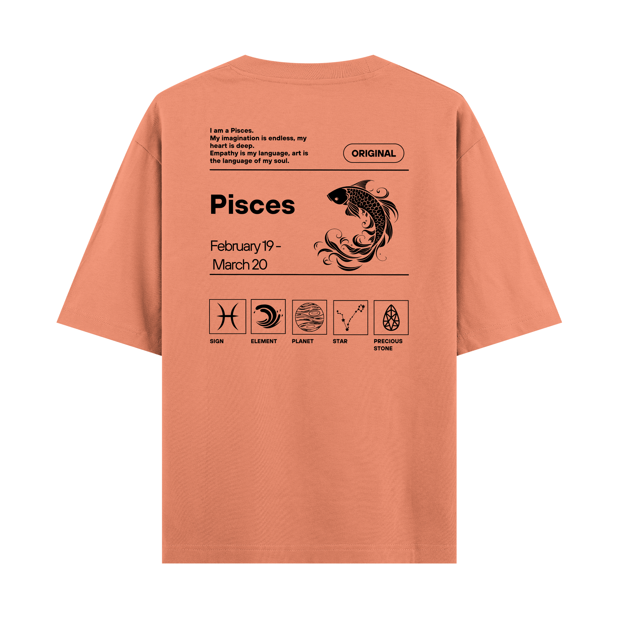 Pisces - Oversize T-shirt