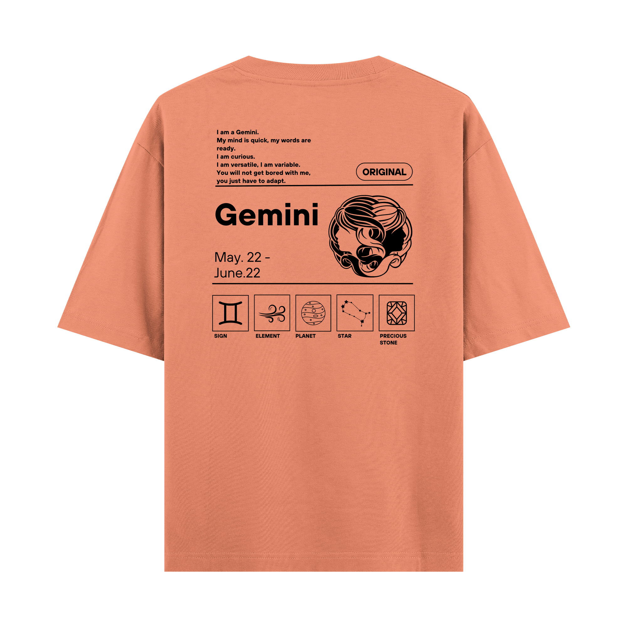 Gemini - Oversize T-shirt