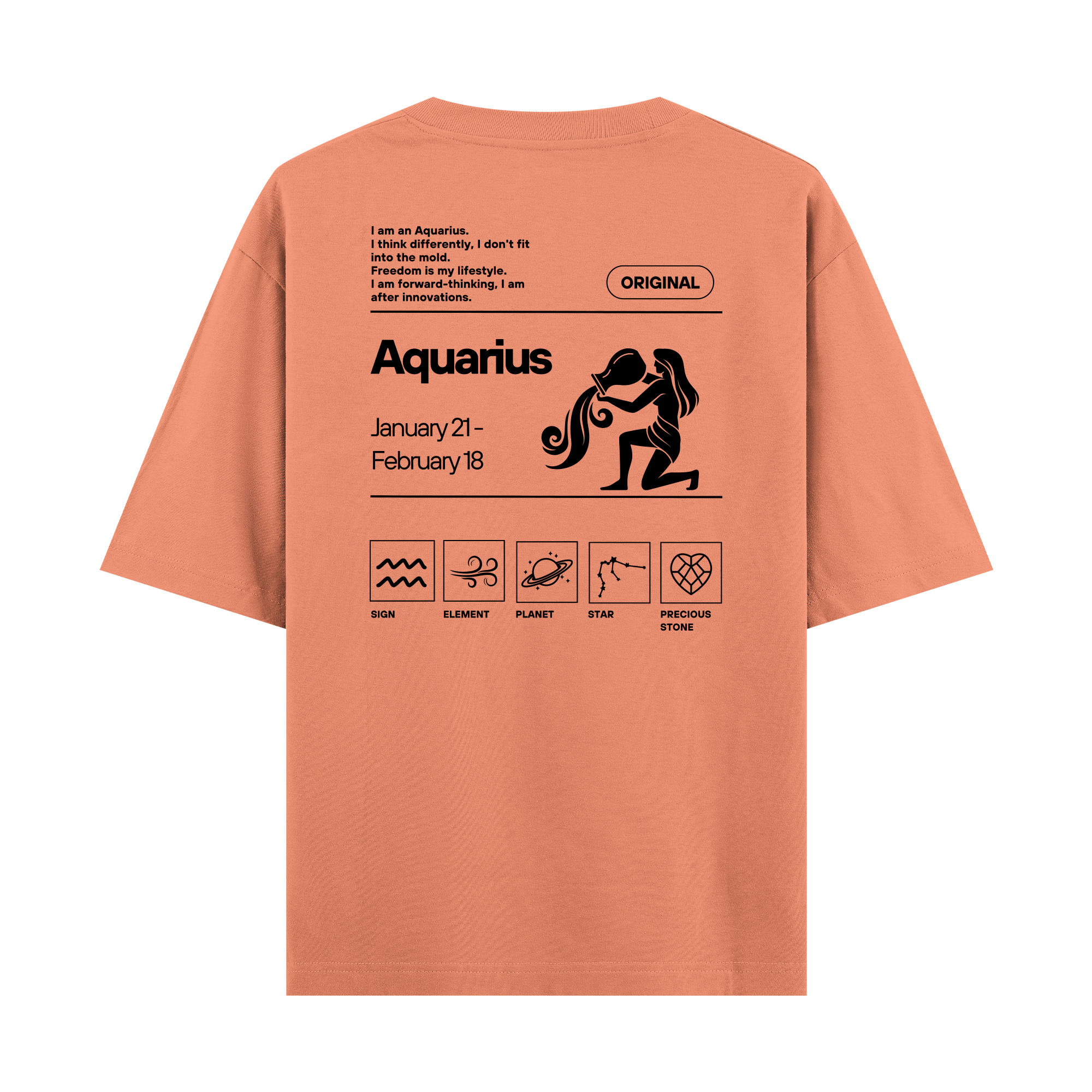 Aquarius - Oversize T-shirt