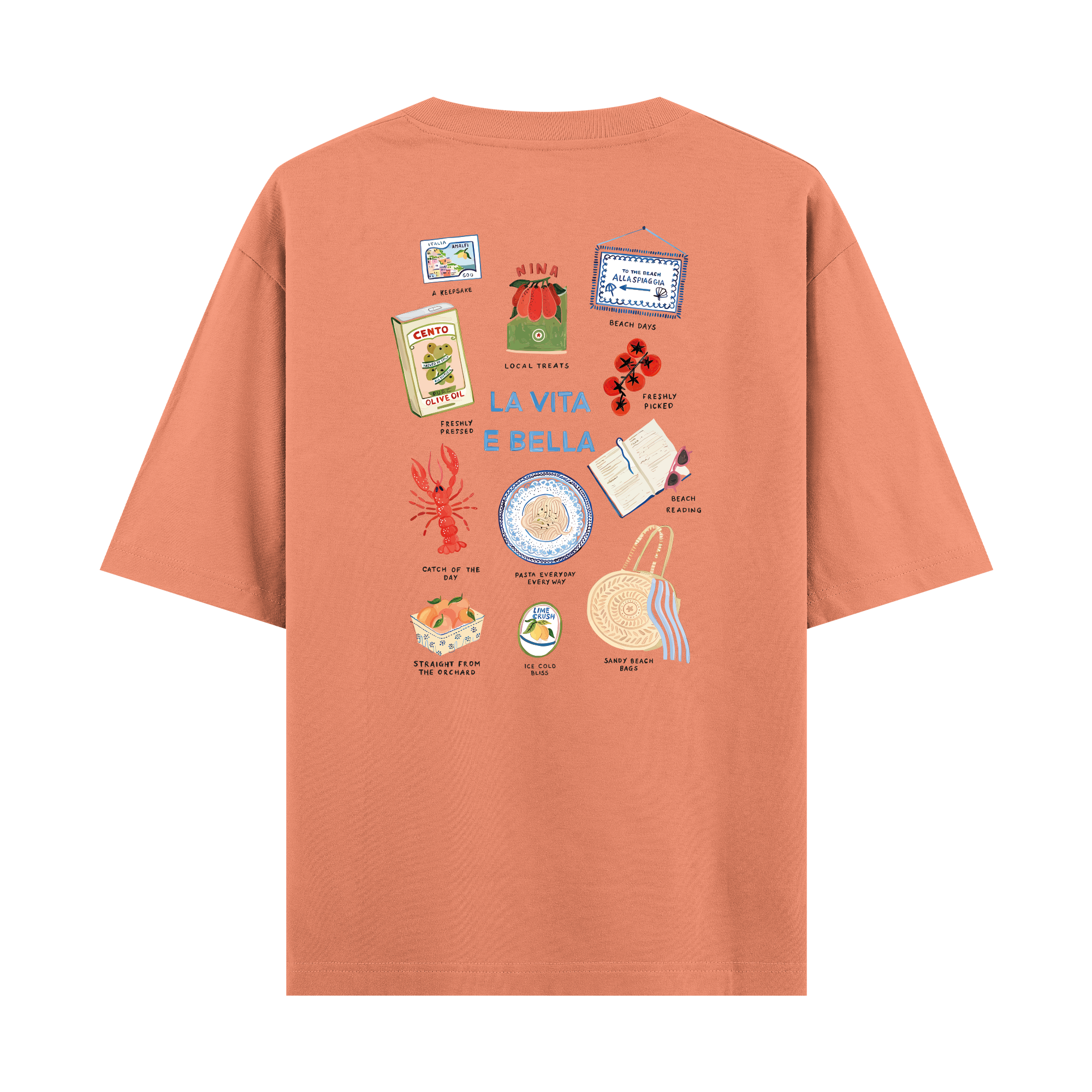 La Vita E Bella - Oversize T-shirt