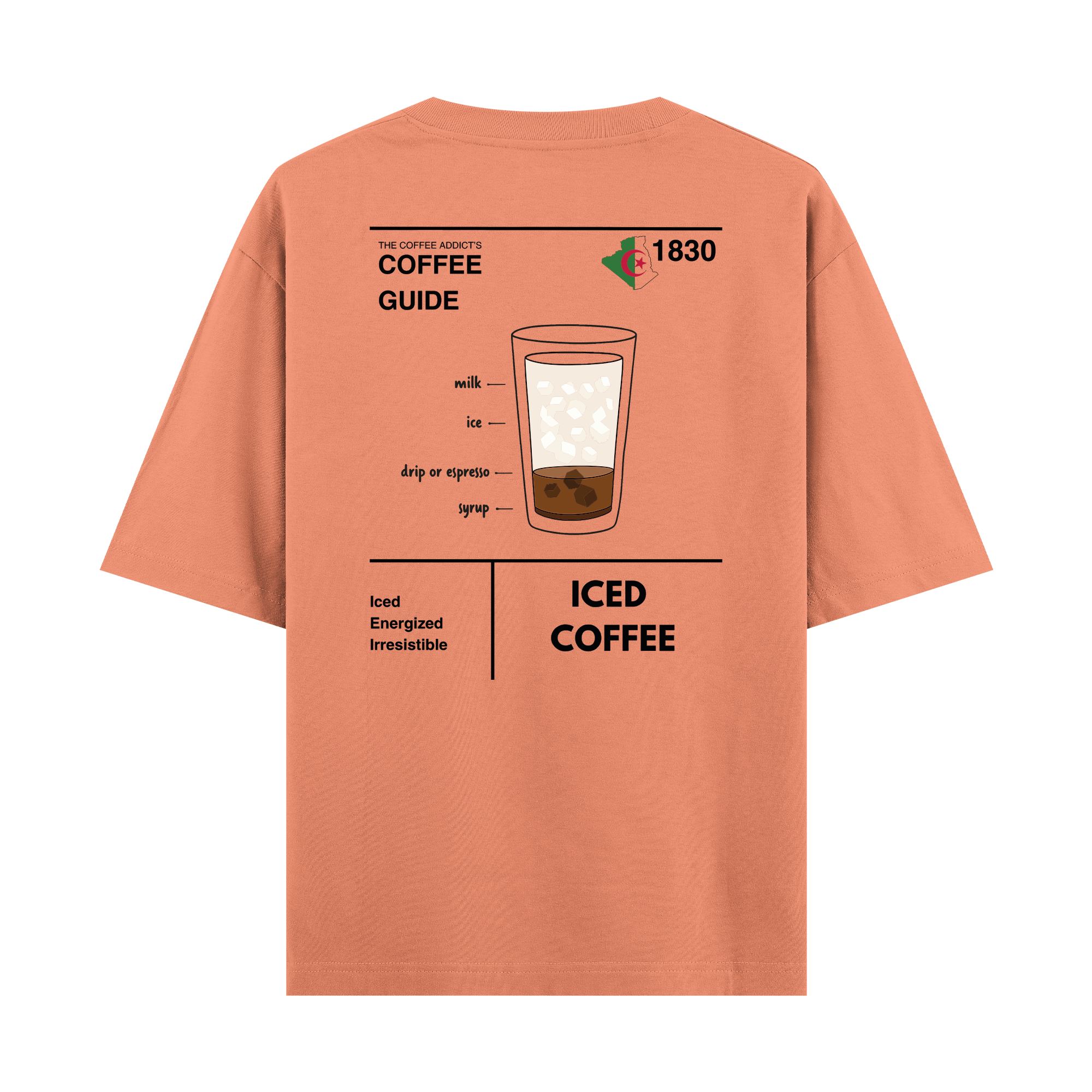 Iced Coffee - Oversize T-shirt