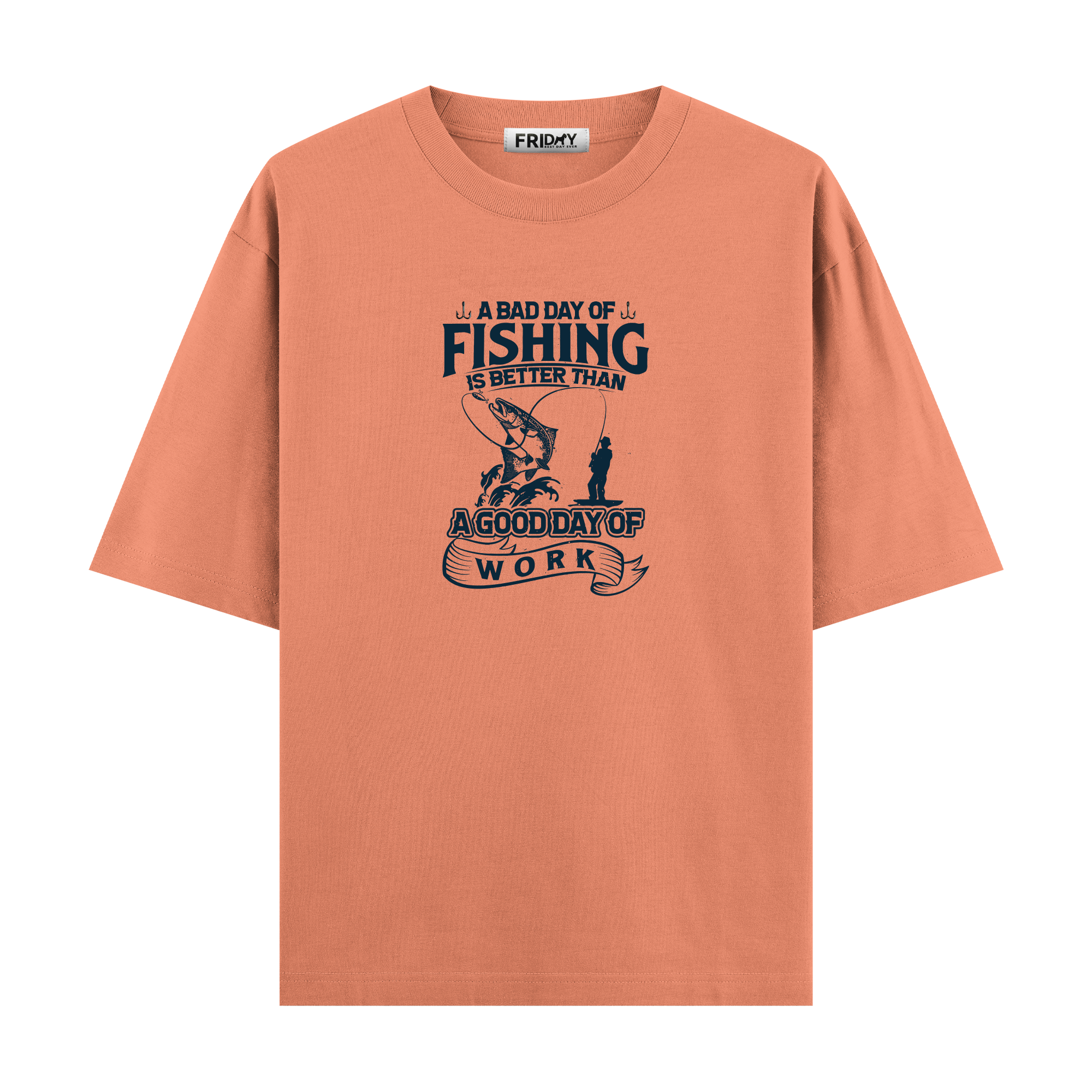 Fishing Bad Day - Oversize T-shirt