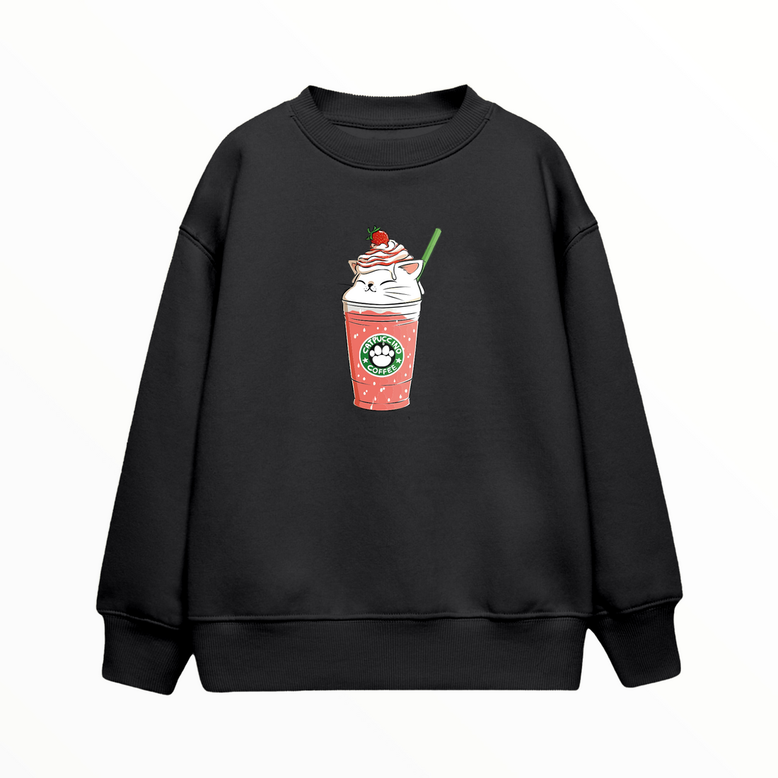 Catpuccino - Çocuk Sweatshirt
