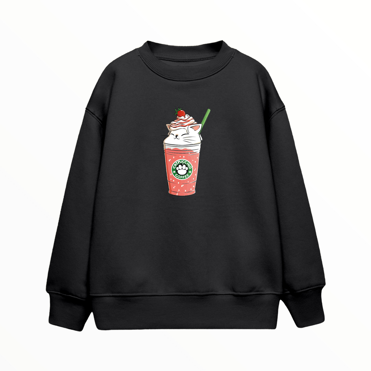 Catpuccino - Çocuk Sweatshirt