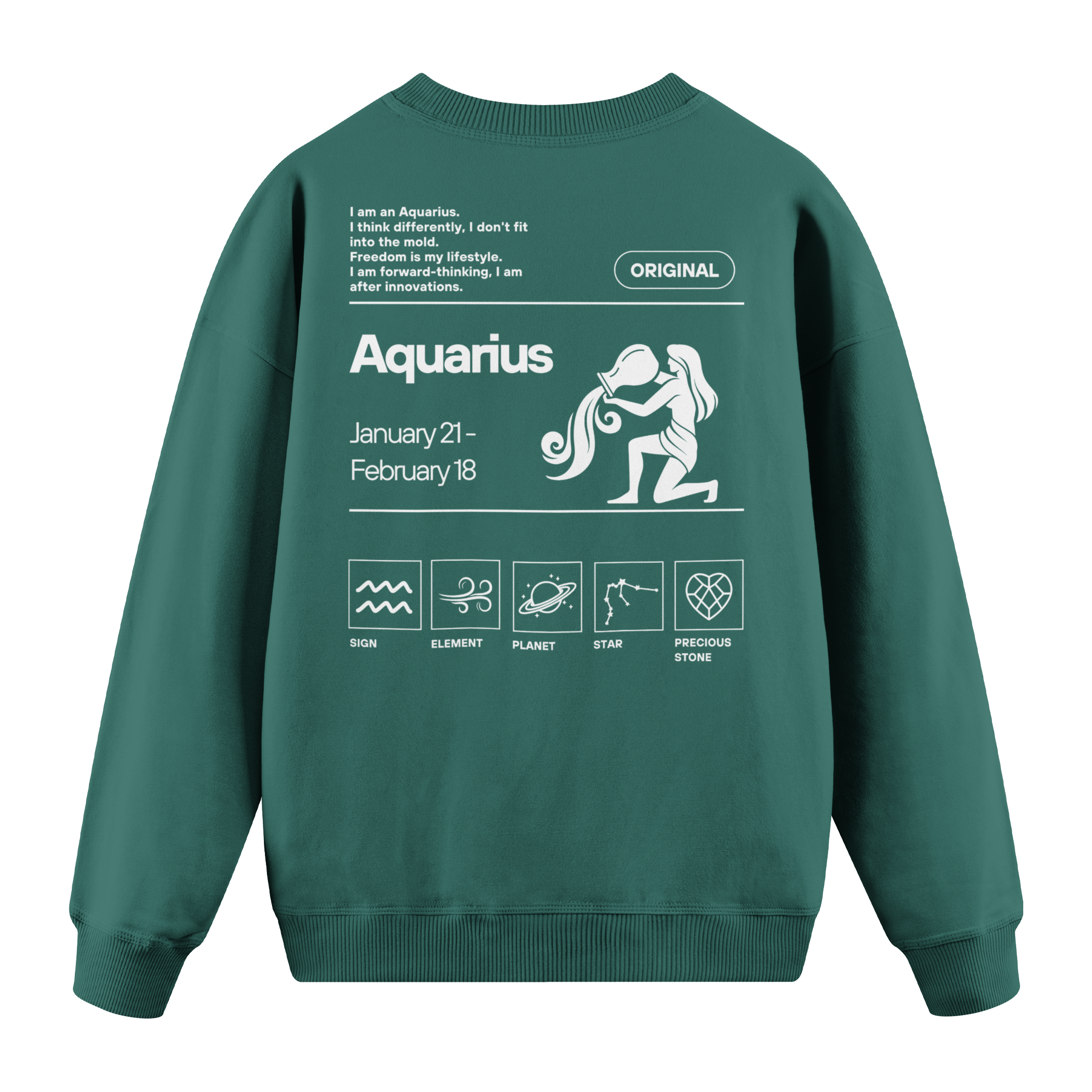 Aquarius - Regular Fit Sweatshirt