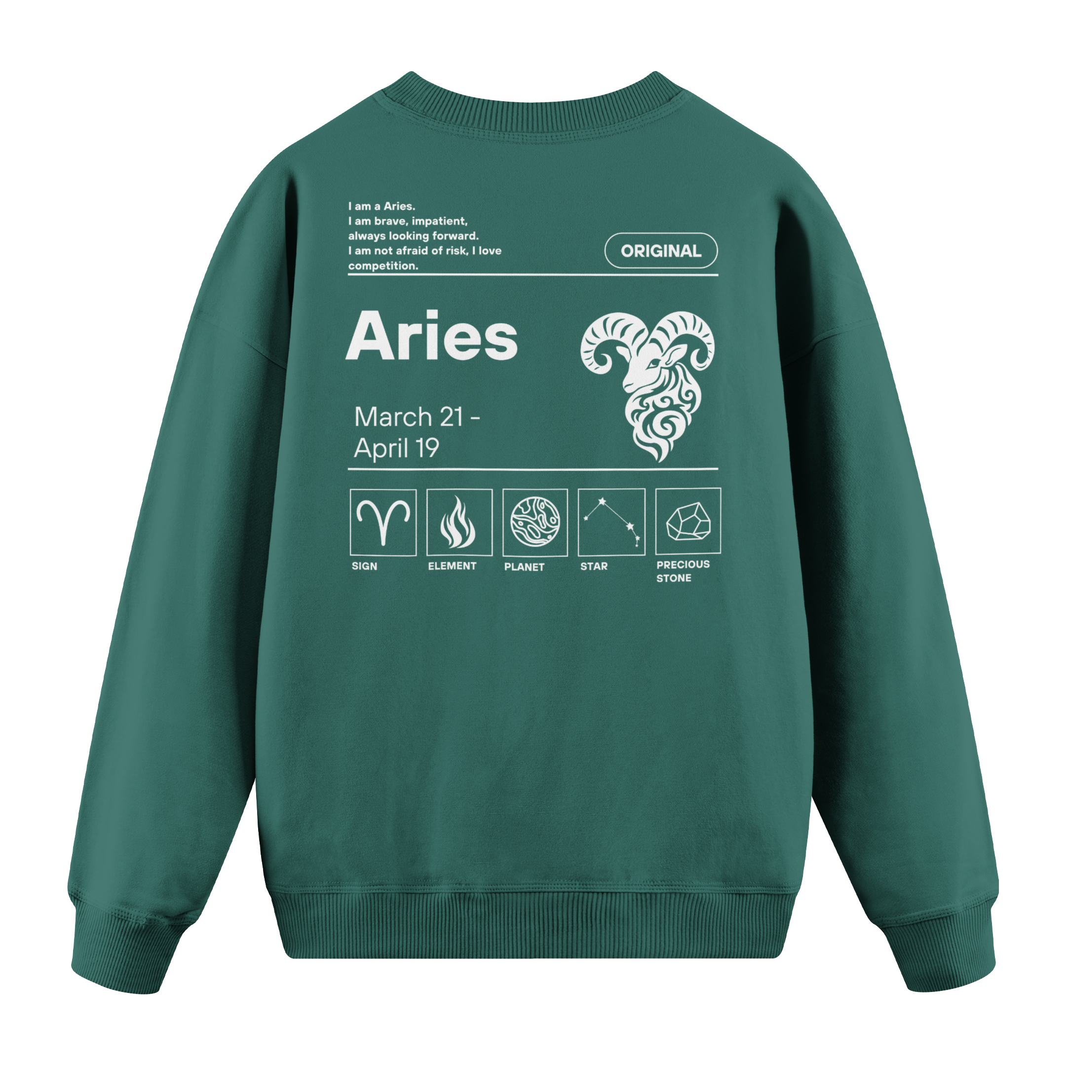 Aries - Regular Fit Sweatshirt