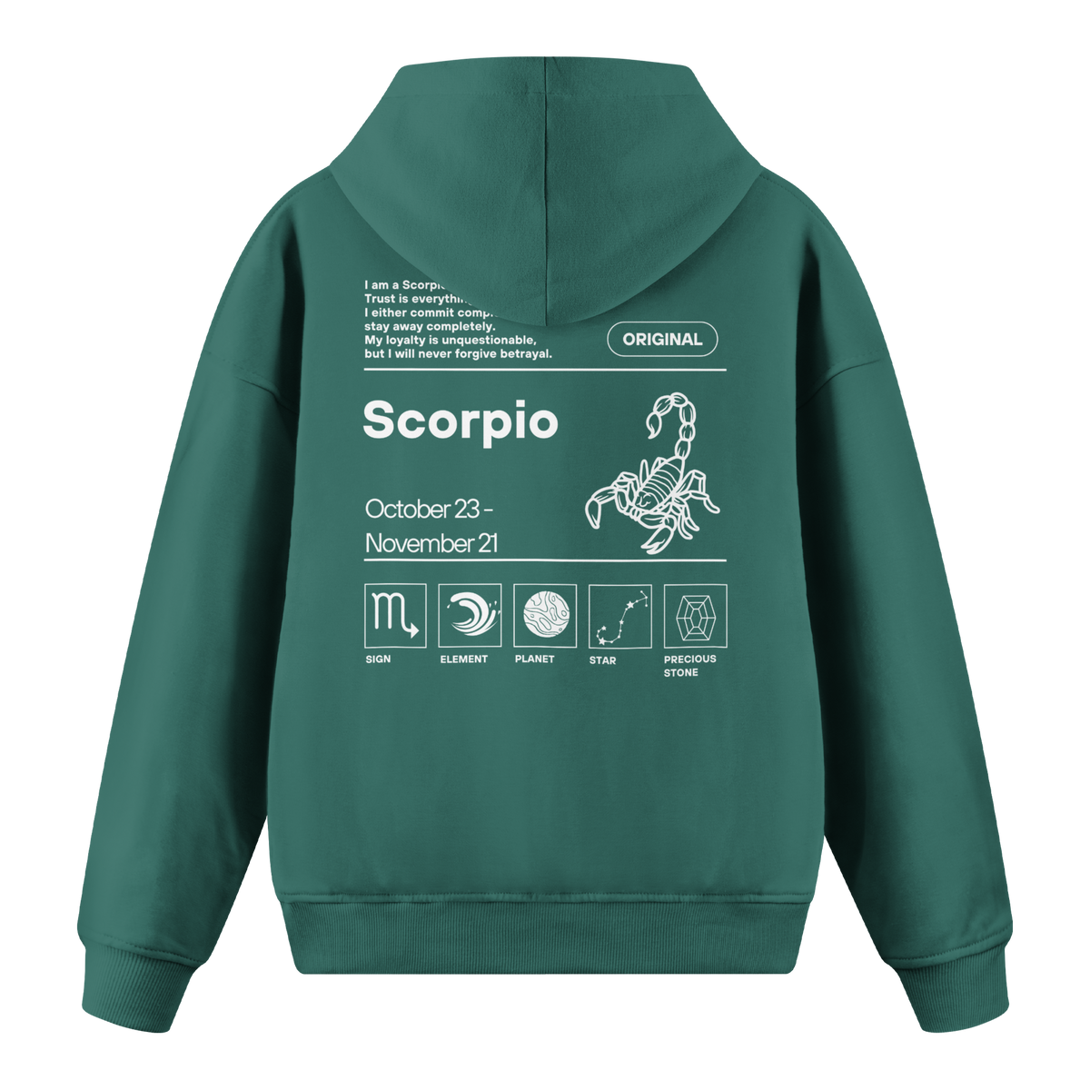 Scorpio - Regular Fit Hoodie