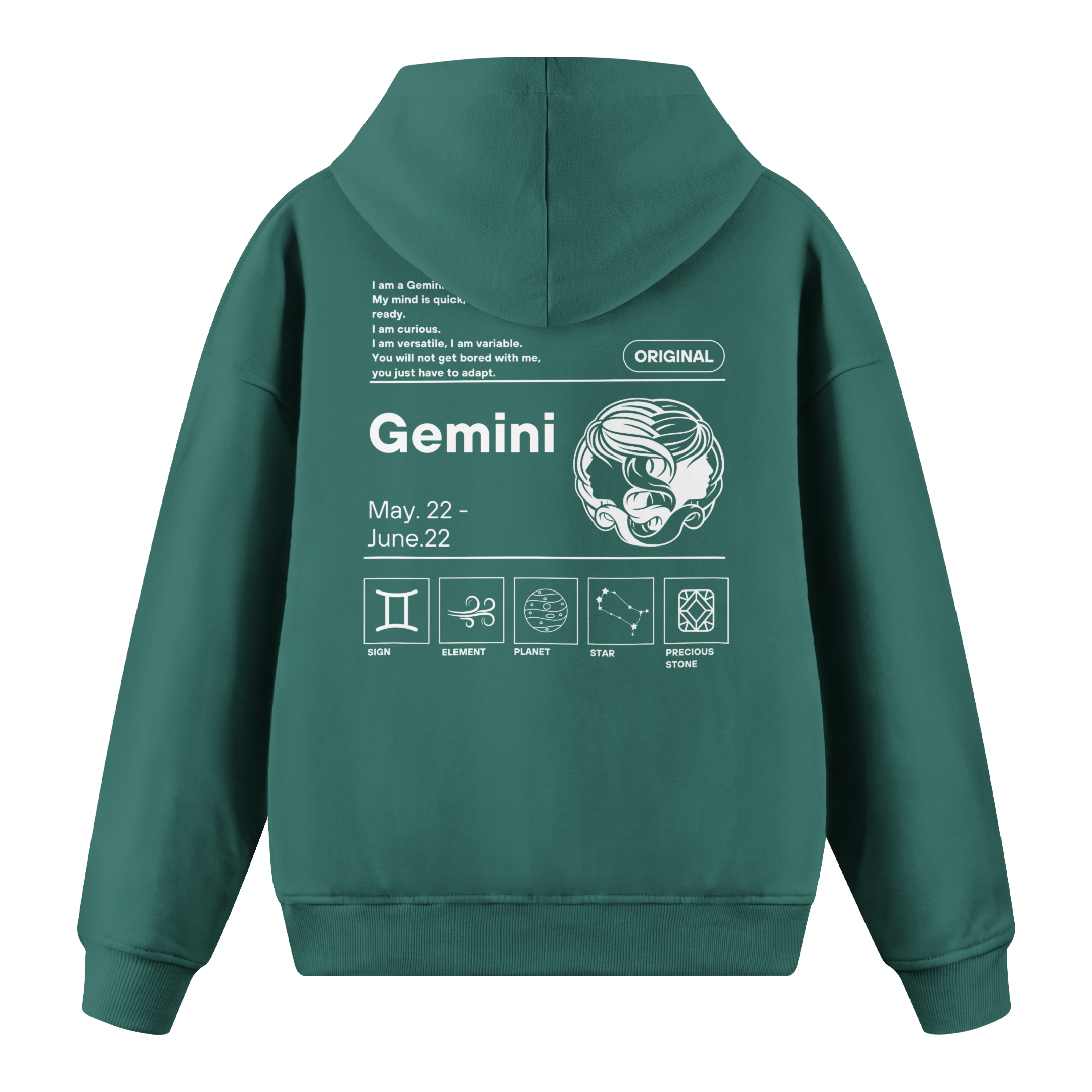 Gemini - Regular Fit Hoodie