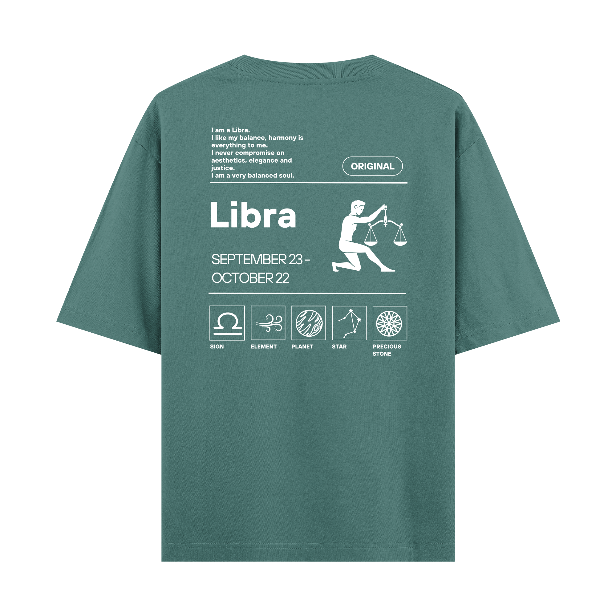 Libra - Oversize T-shirt