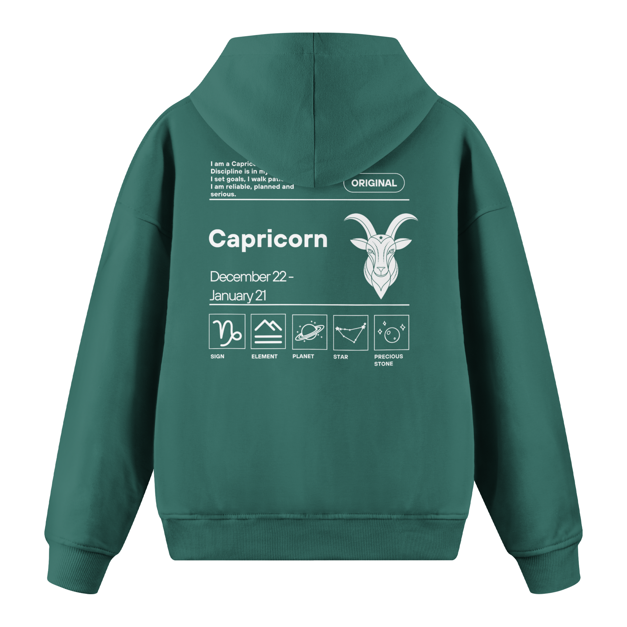 Capricorn - Regular Fit Hoodie