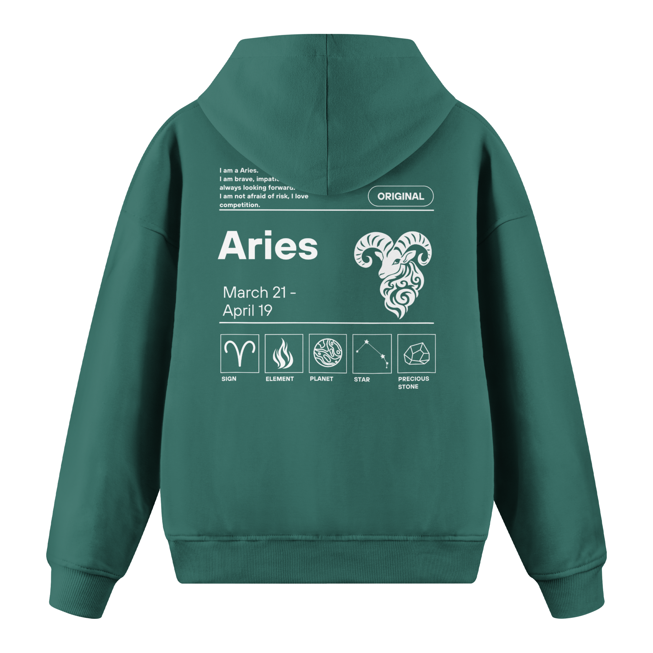 Aries - Regular Fit Hoodie