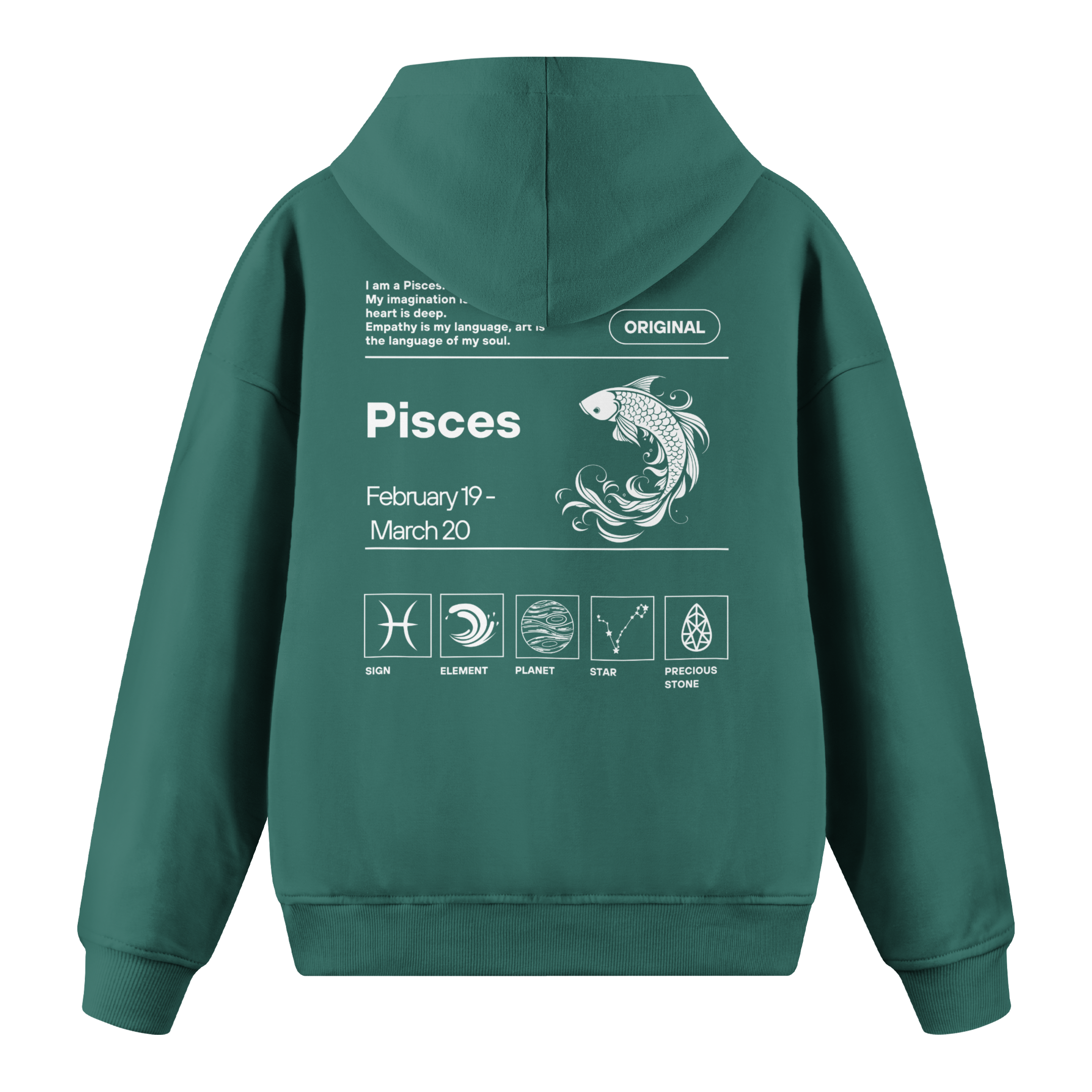 Pisces - Regular Fit Hoodie